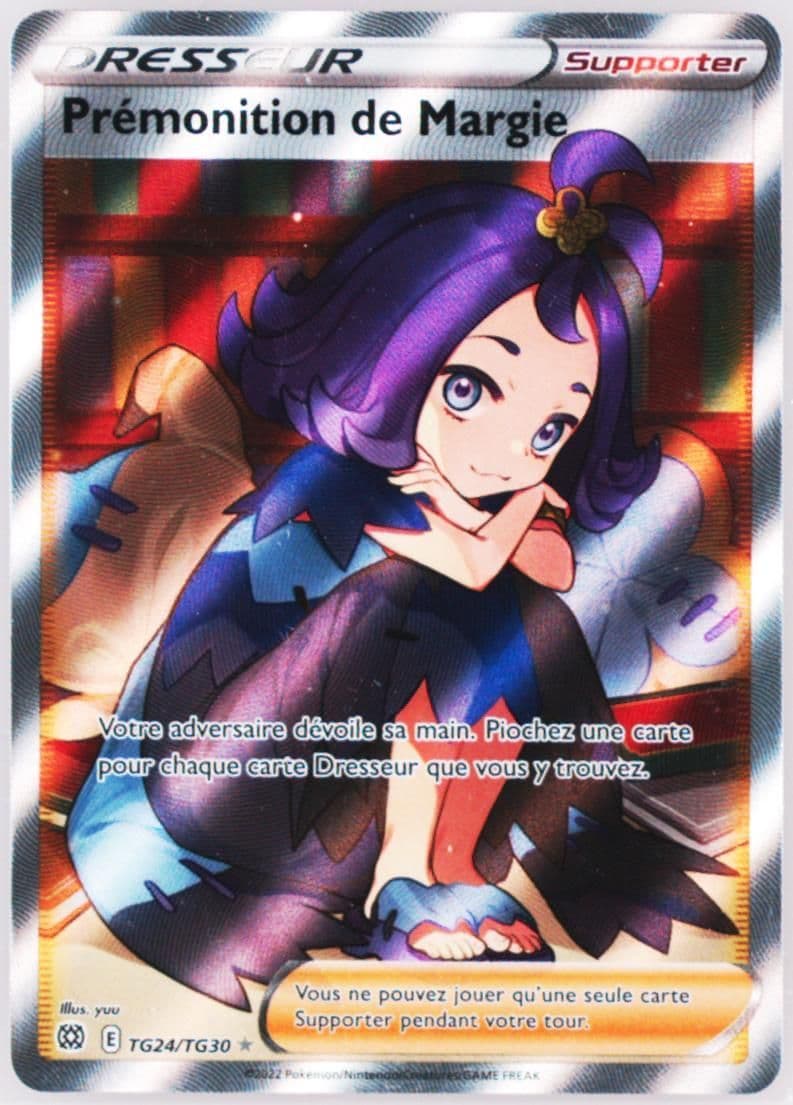 Full Art/Premonition de Margie French (TG24) 2022 Pokemon Sword & Shield Brilliant Stars