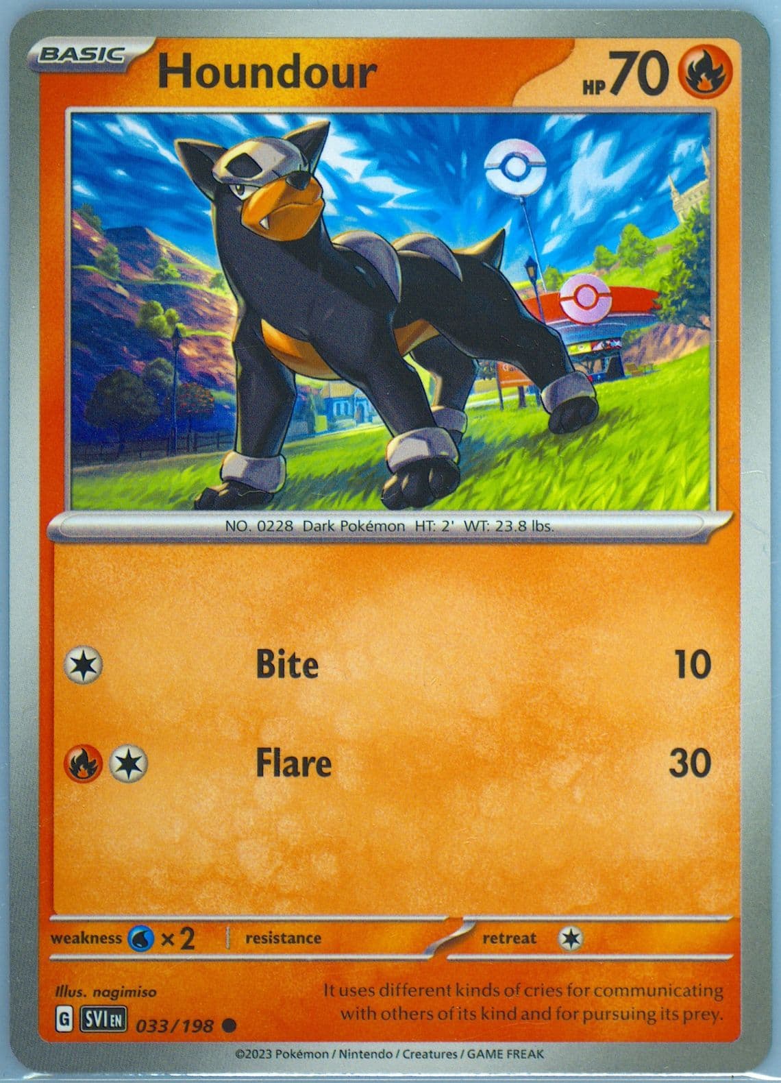 Houndour (033) 2023 Pokemon Svi EN-Scarlet & Violet