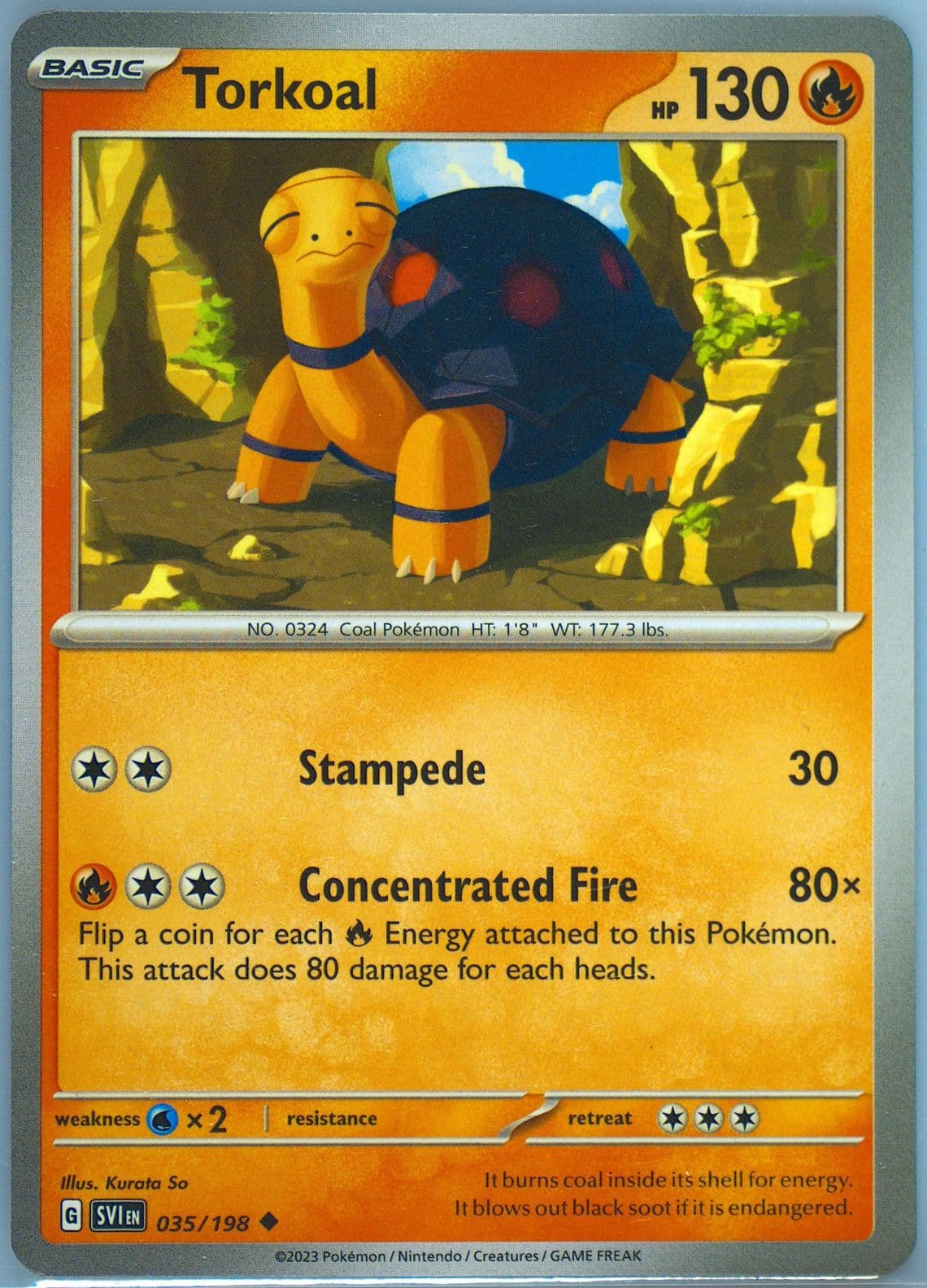 Torkoal (035) 2023 Pokemon Svi EN-Scarlet & Violet