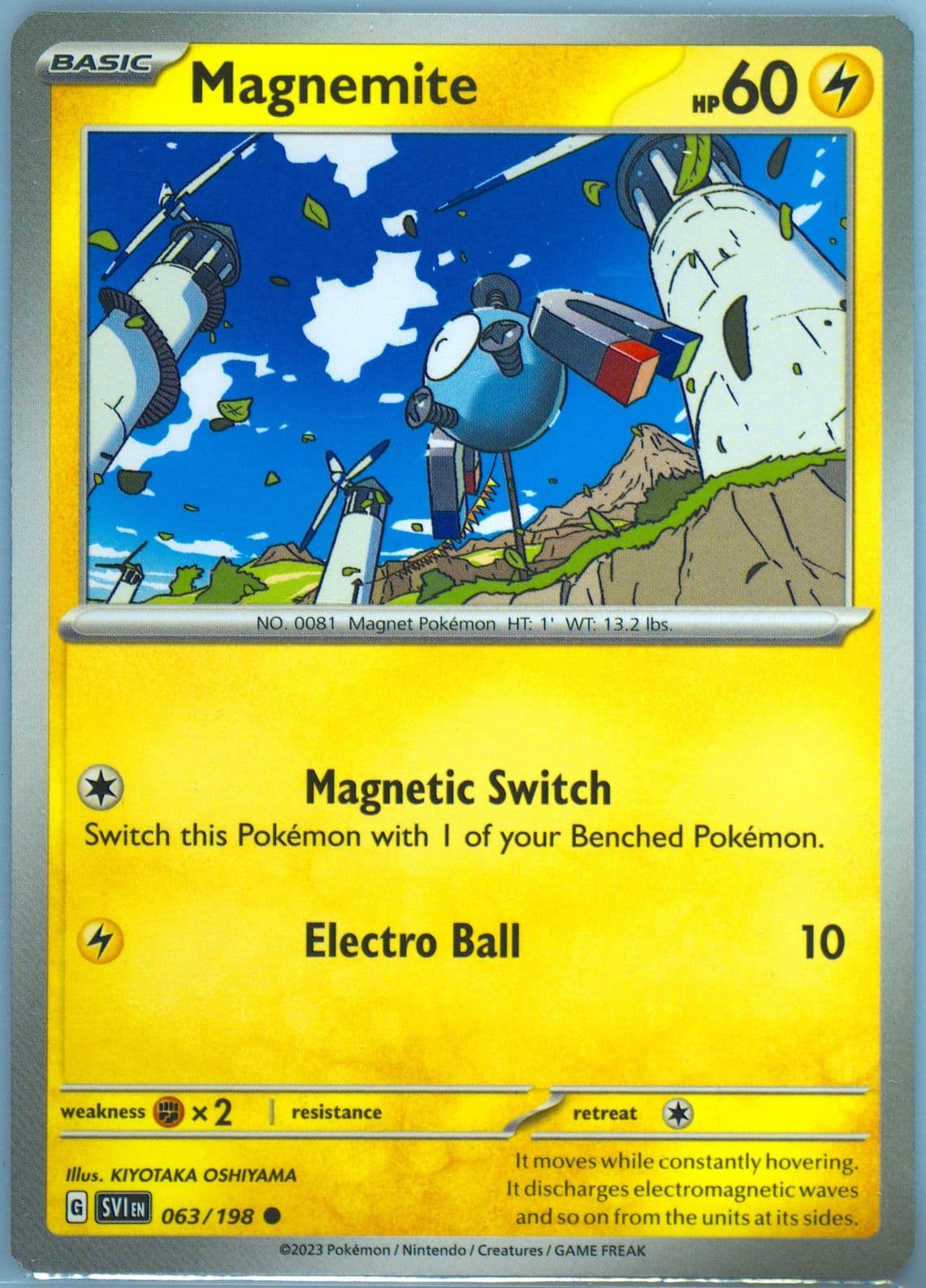 Magnemite (063) 2023 Pokemon Svi EN-Scarlet & Violet