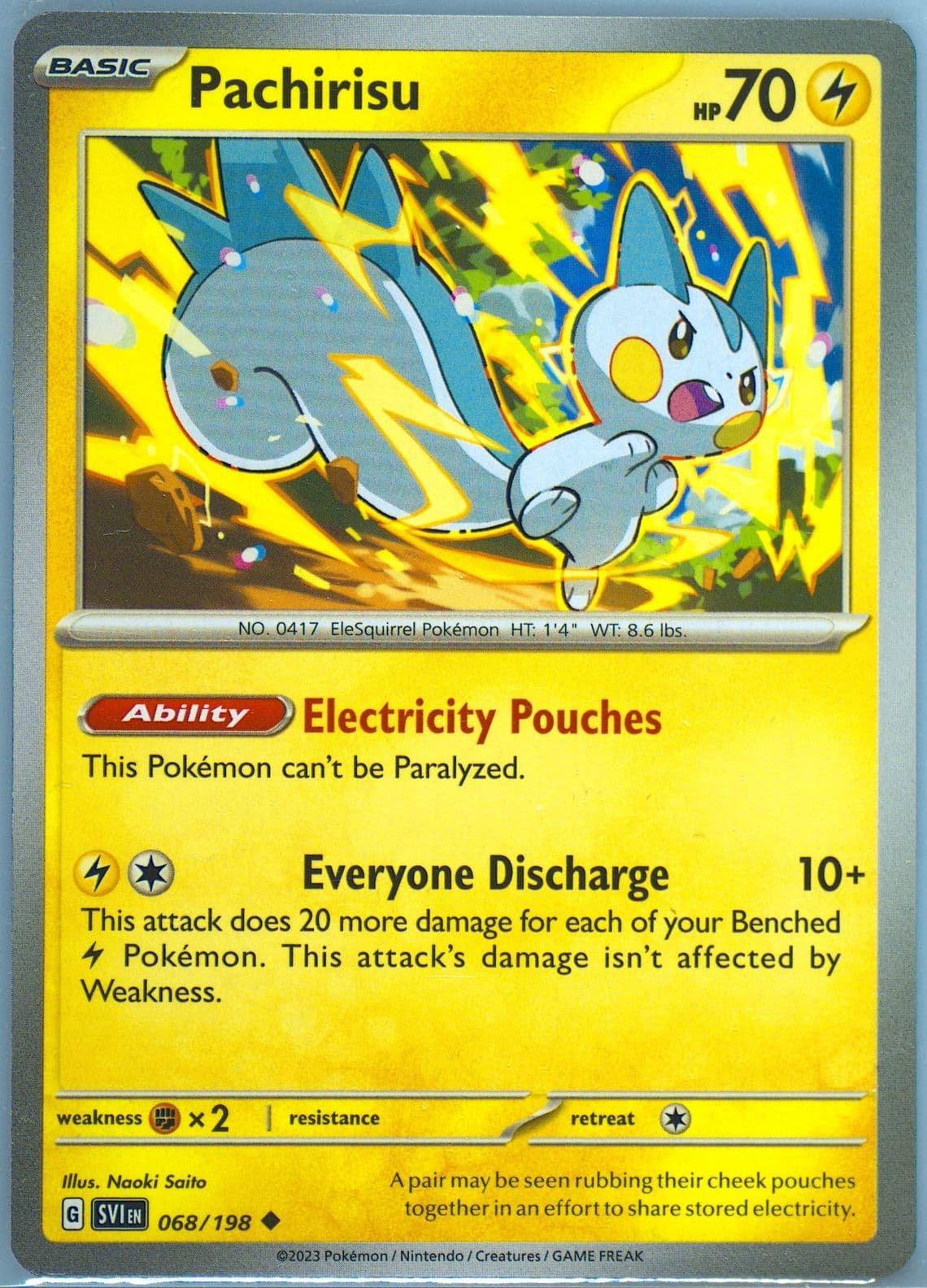Pachirisu (068) 2023 Pokemon Svi EN-Scarlet & Violet