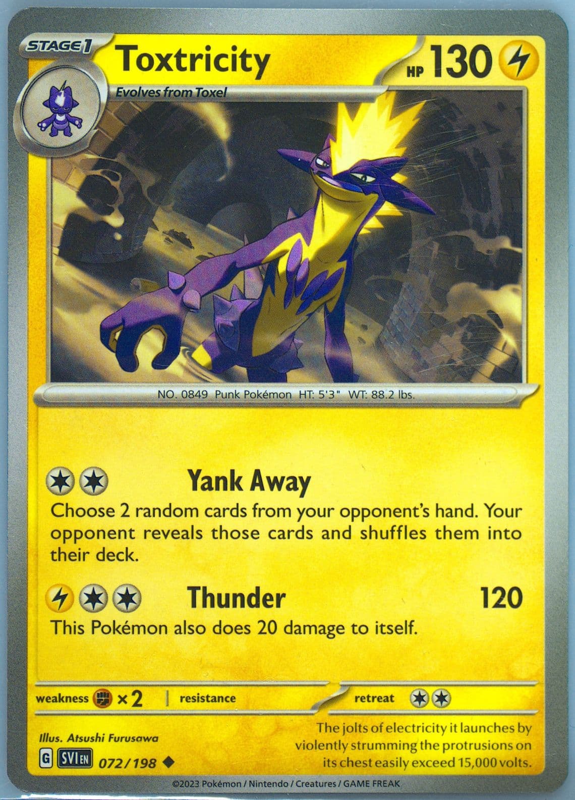 Toxtricity (072) 2023 Pokemon Svi EN-Scarlet & Violet