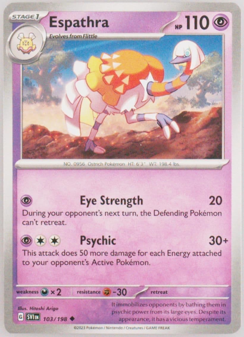 Espathra (103) 2023 Pokemon Svi EN-Scarlet & Violet
