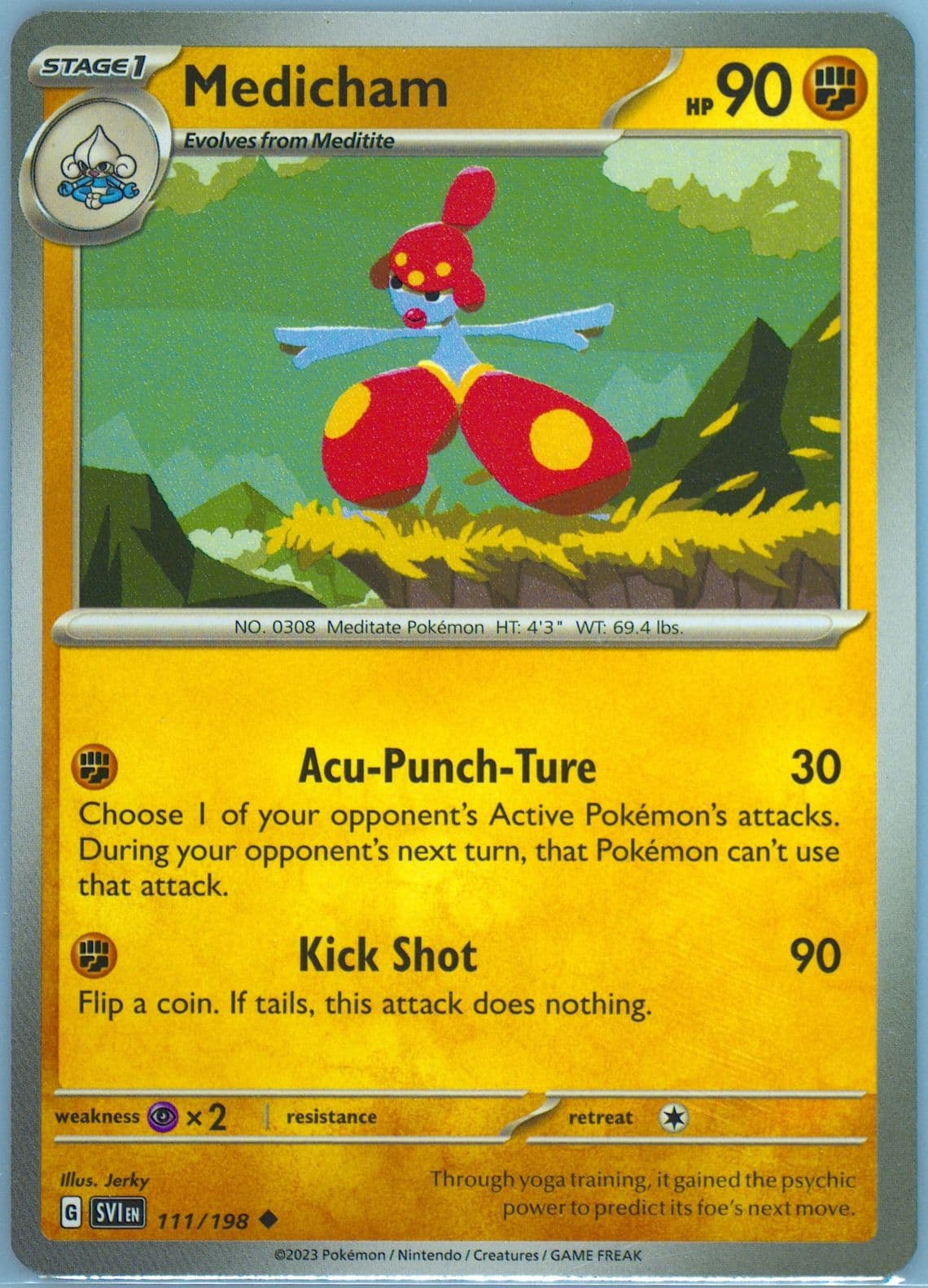 Medicham (111) 2023 Pokemon Svi EN-Scarlet & Violet