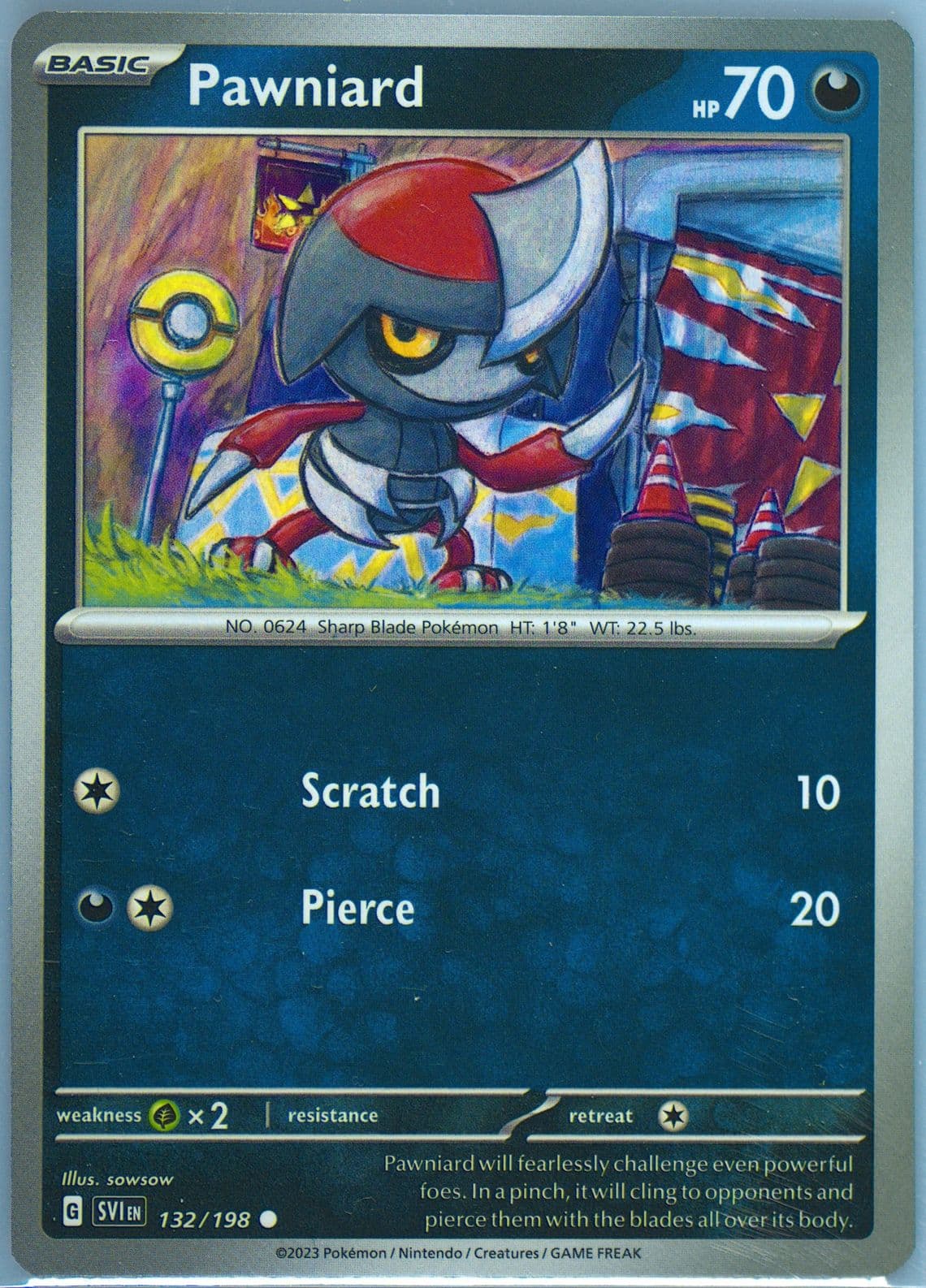 Pawniard (132) 2023 Pokemon Svi EN-Scarlet & Violet
