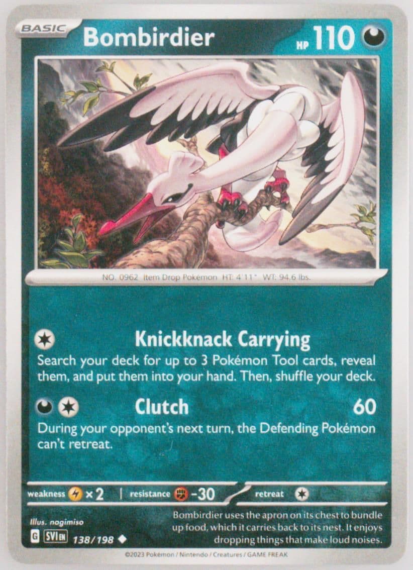 Bombirdier (138) 2023 Pokemon Svi EN-Scarlet & Violet