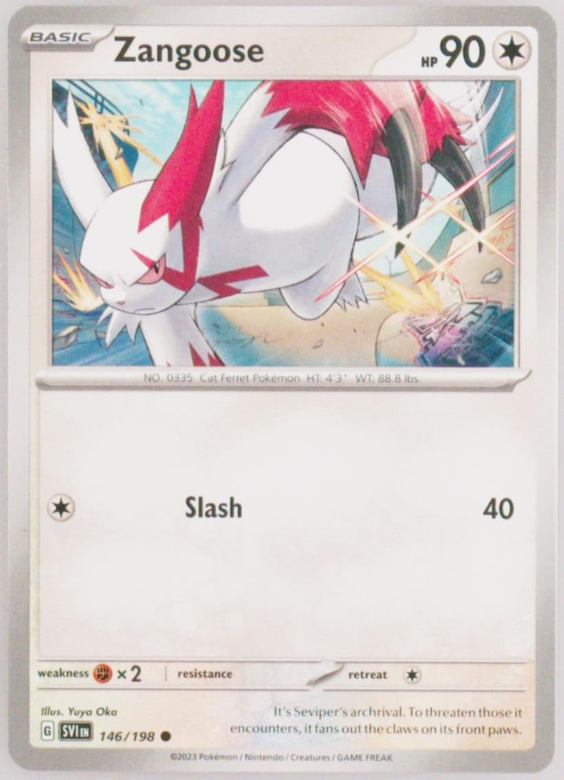 Zangoose (146) 2023 Pokemon Svi EN-Scarlet & Violet