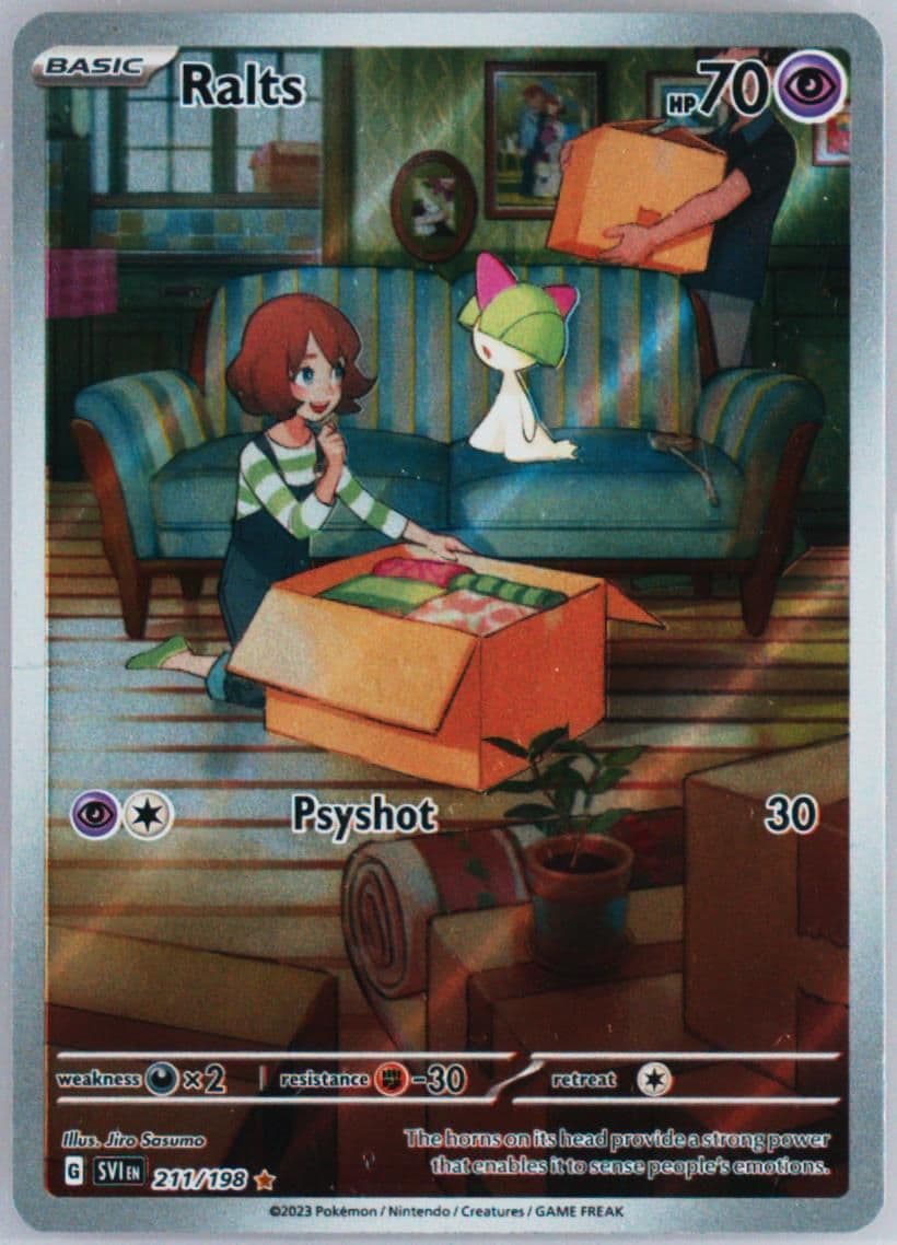Ralts Illustration Rare (211) 2023 Pokemon Svi EN-Scarlet & Violet