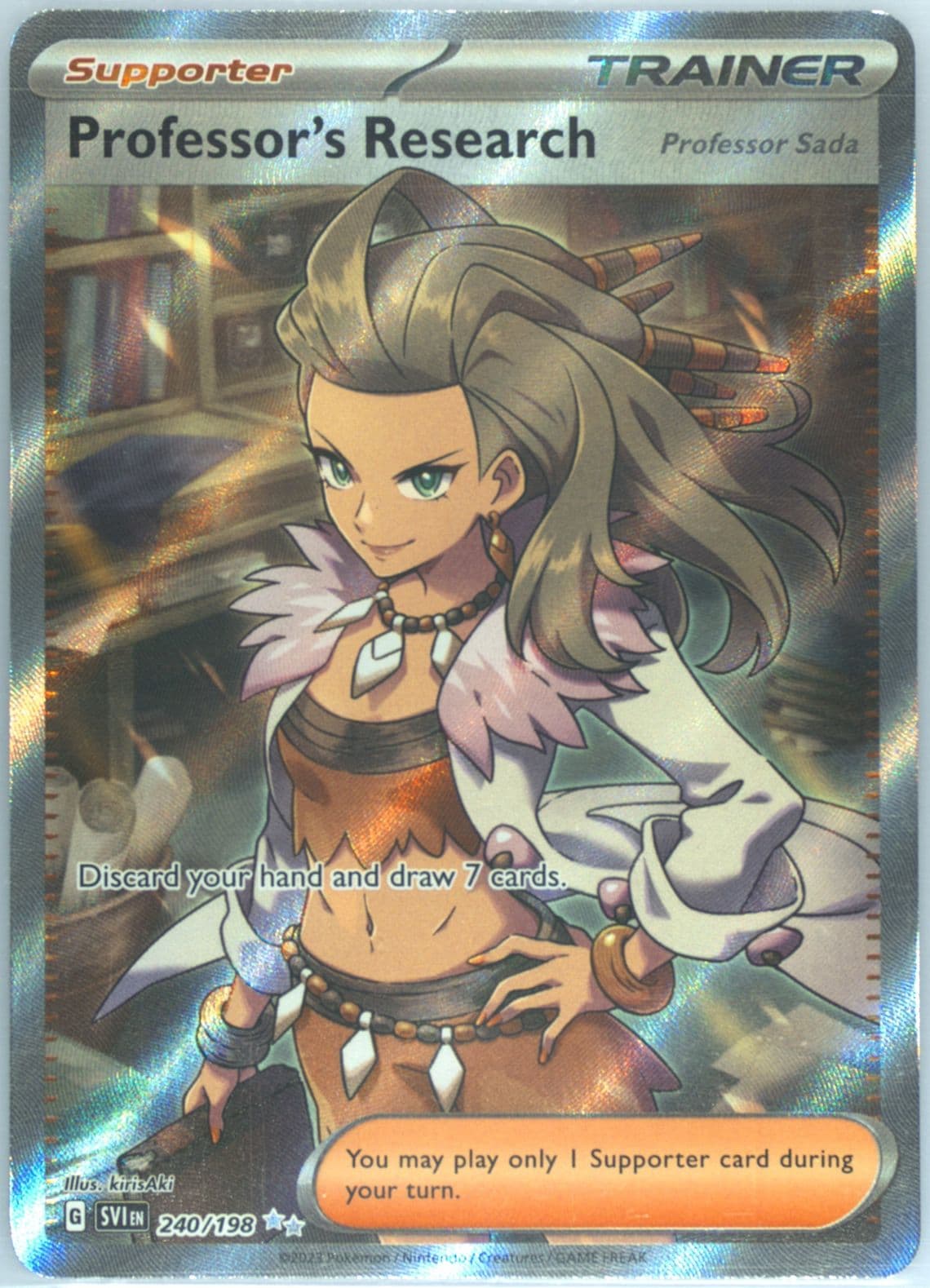 Professor's Research Ultra Rare (240) 2023 Pokemon Svi EN-Scarlet & Violet