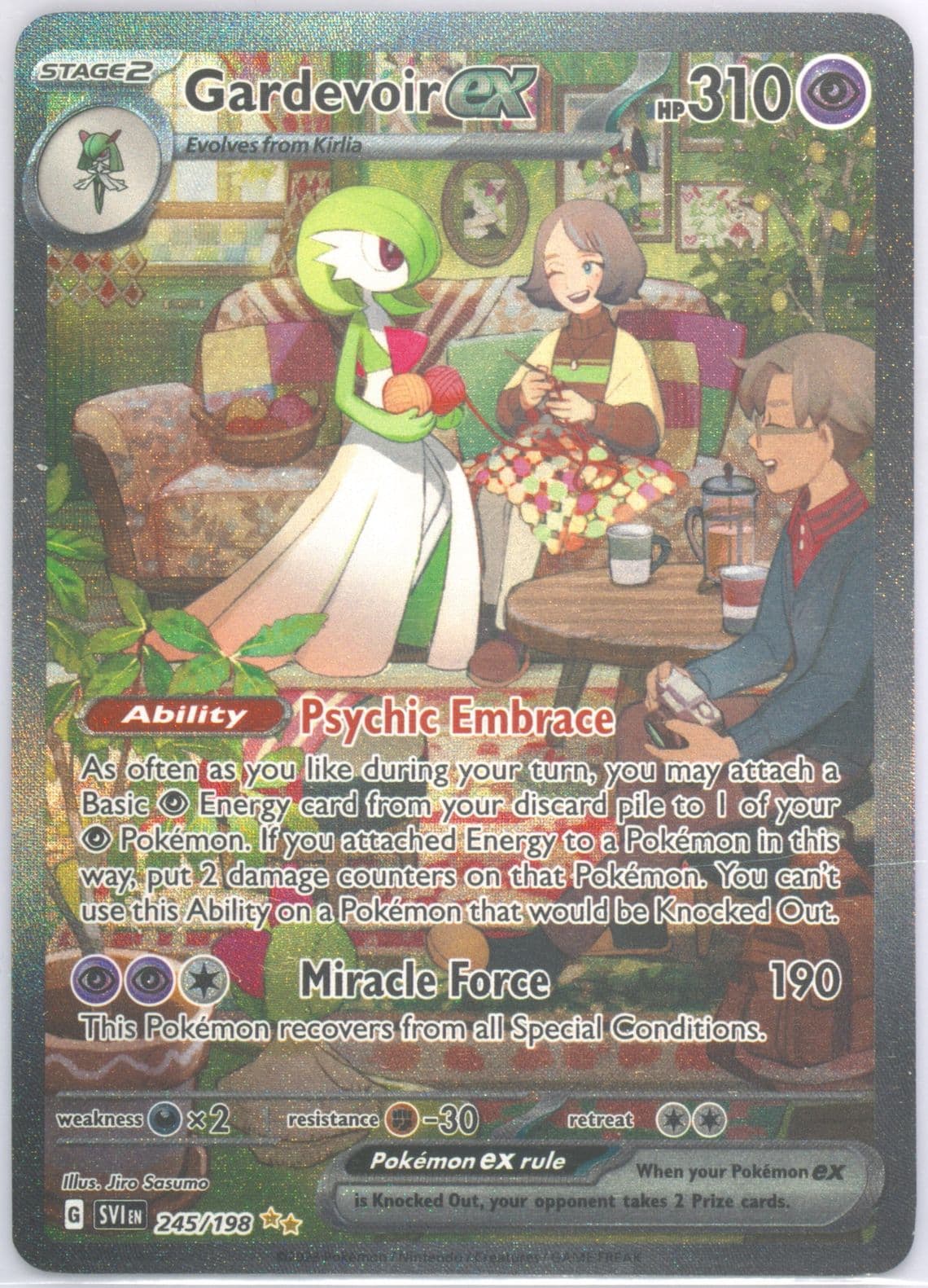 Gardevoir EX Special Illustration Rare (245) 2023 Pokemon Svi EN-Scarlet & Violet