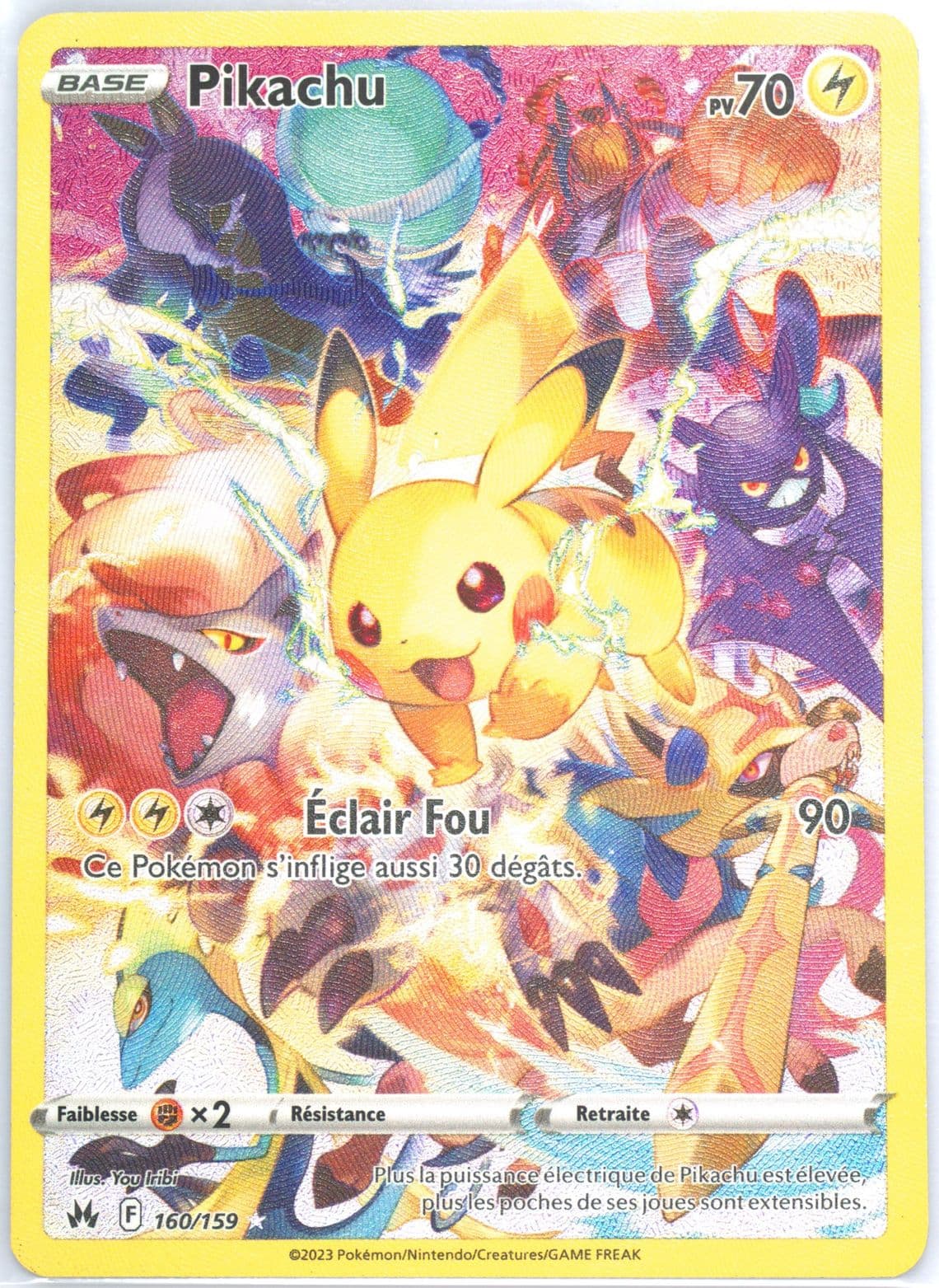 Full Art/Pikachu French (160) 2023 Pokemon Sword and Shield Crown Zenith