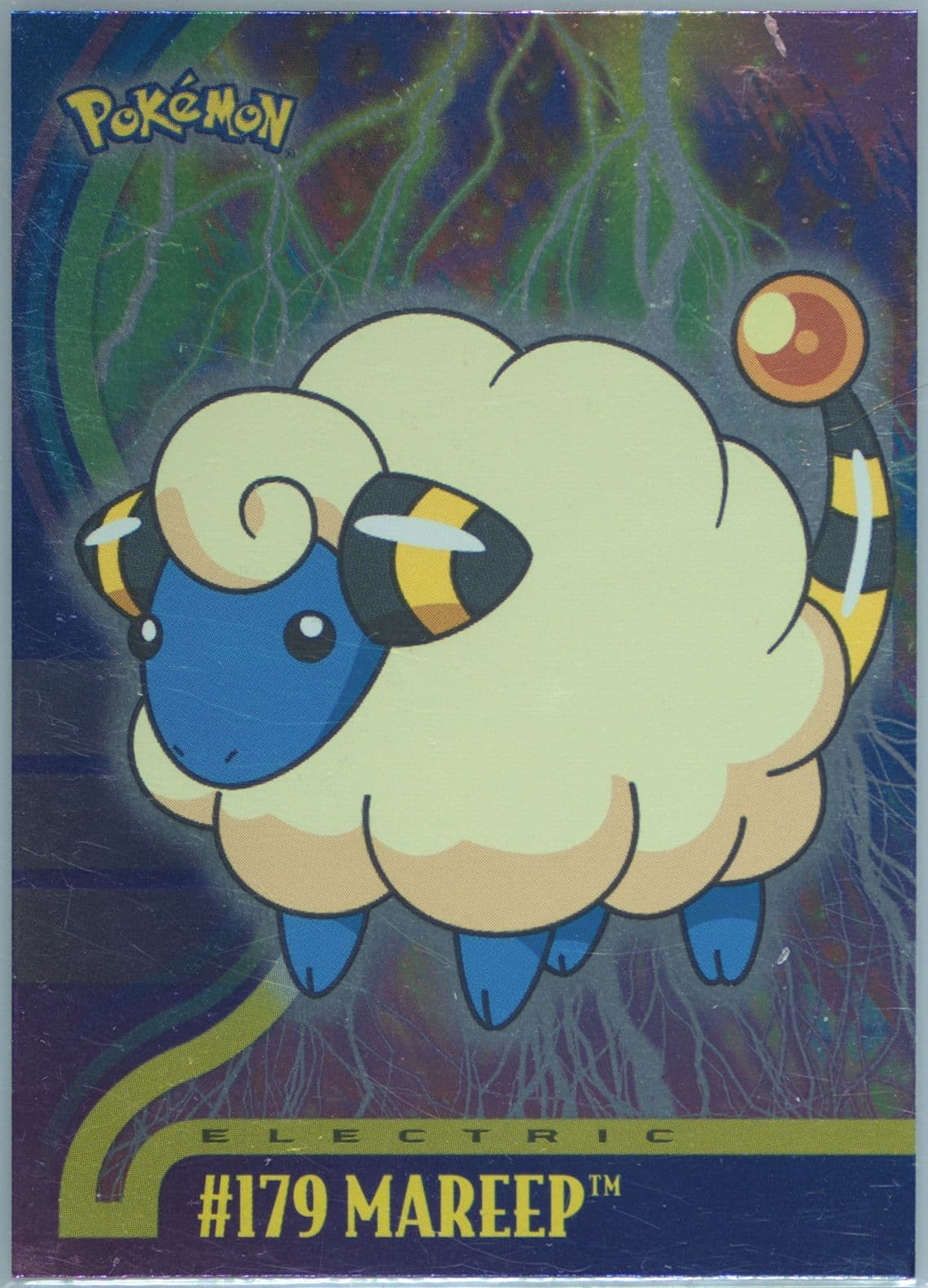 Mareep Foil (179) 2001 Topps Pokemon Johto Series 1