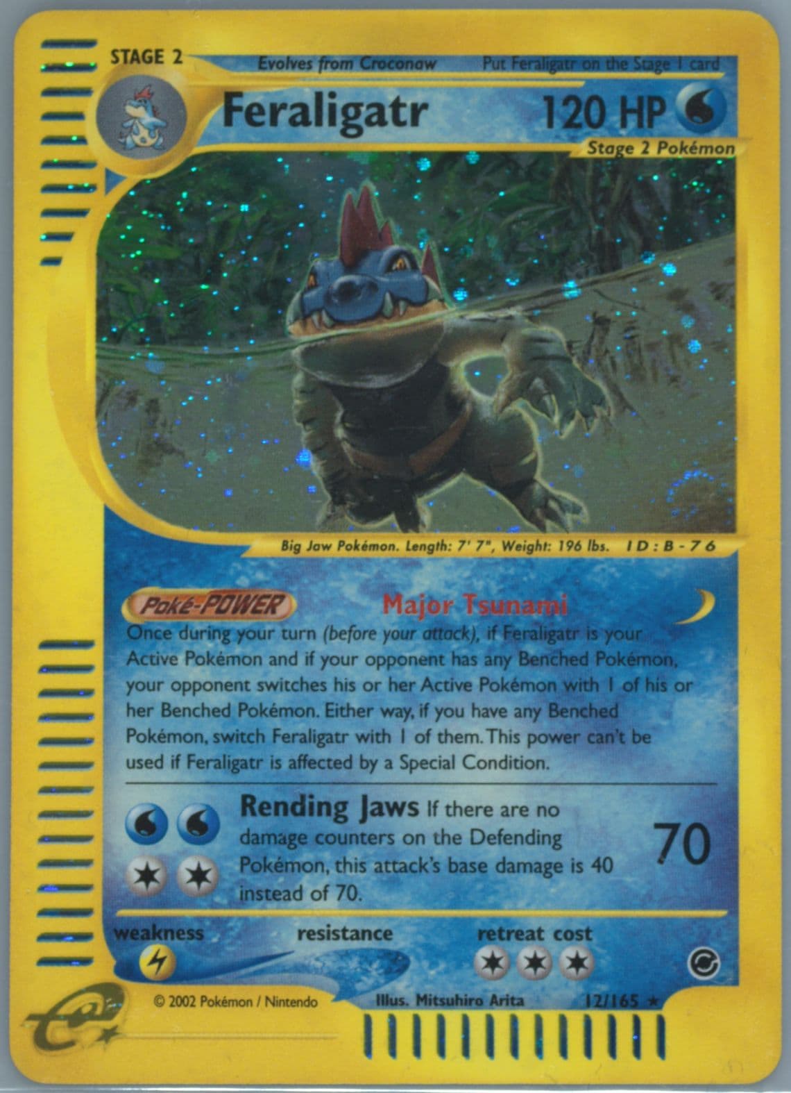 Feraligatr-Holo (12) 2002 Pokemon Expedition