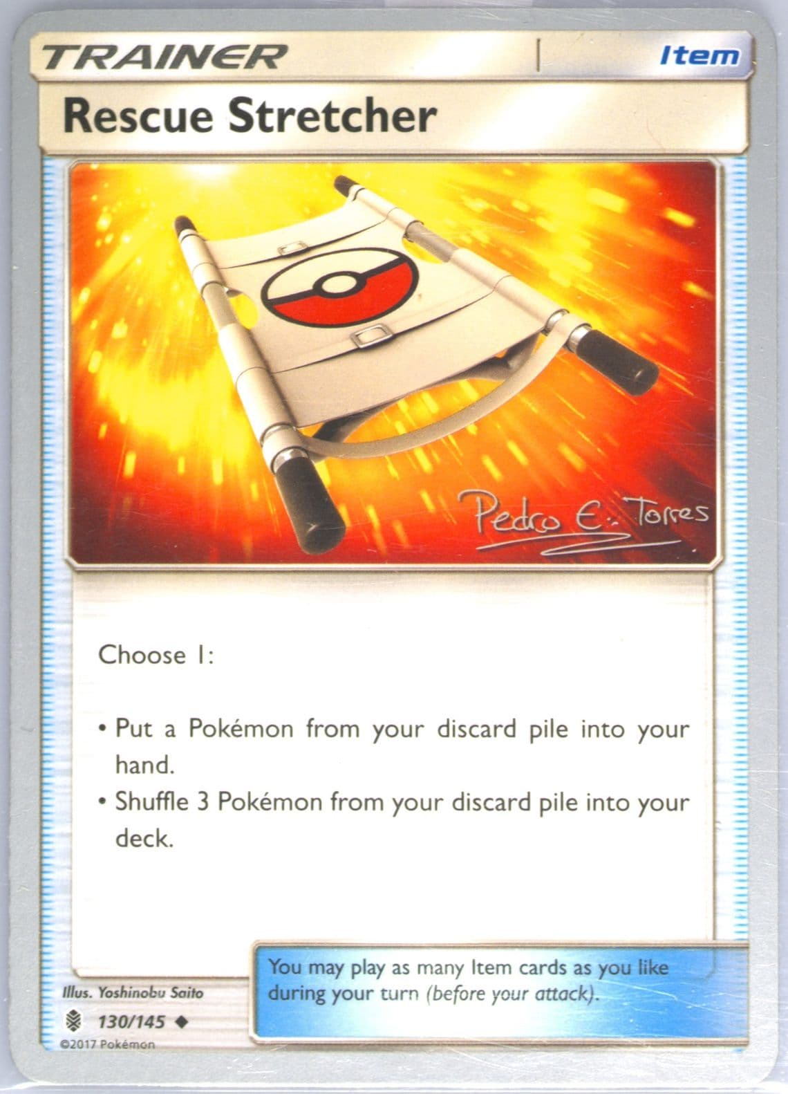 Rescue Stretcher Dragones Y Sombras (130) 2018 Pokemon World Championship Promo