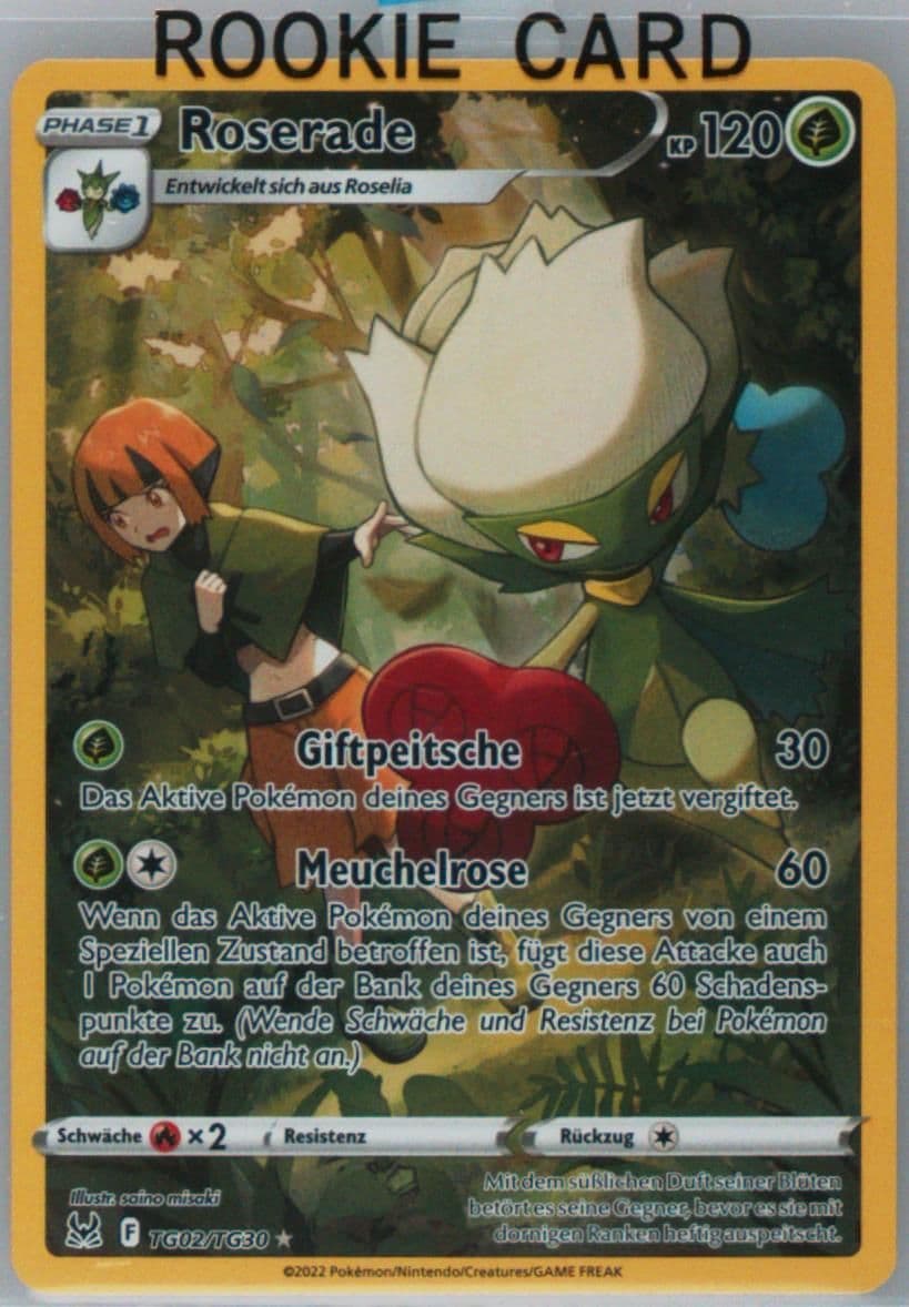 Full Art/Roserade German (TG02) 2022 Pokemon Sword & Shield Lost Origin