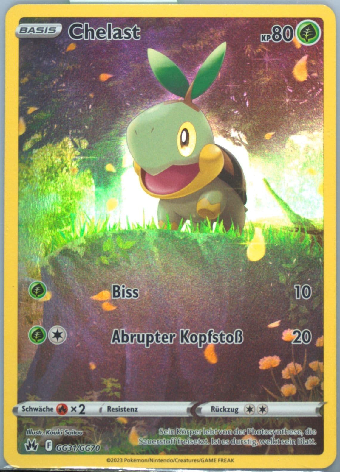 Full Art/Chelast German (GG31) 2023 Pokemon Sword and Shield Crown Zenith
