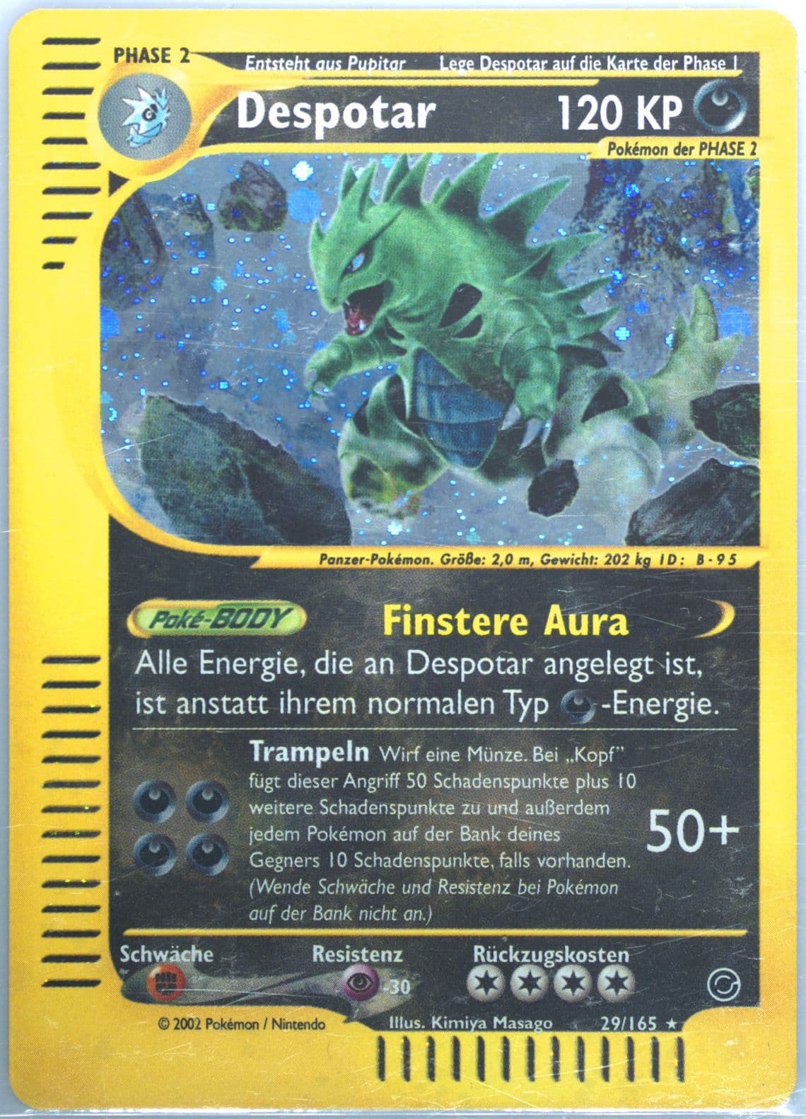 Despotar-Holo German (29) 2002 Pokemon Expedition