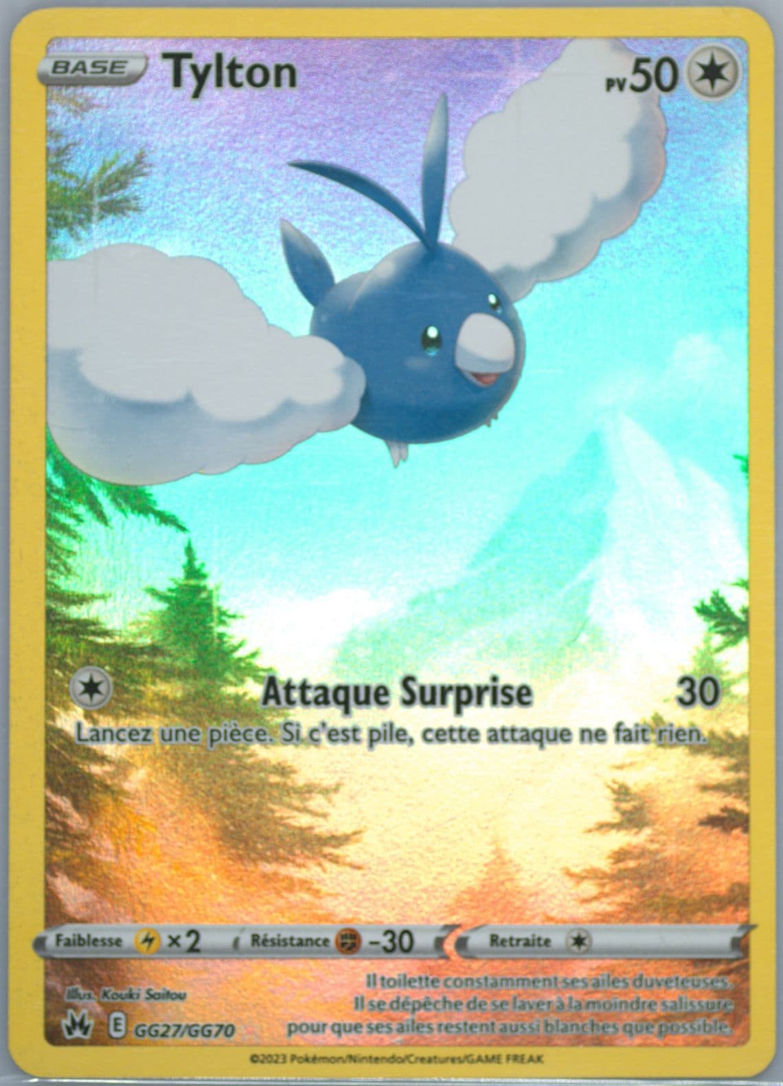 Full Art/Tylton French (GG27) 2023 Pokemon Sword and Shield Crown Zenith