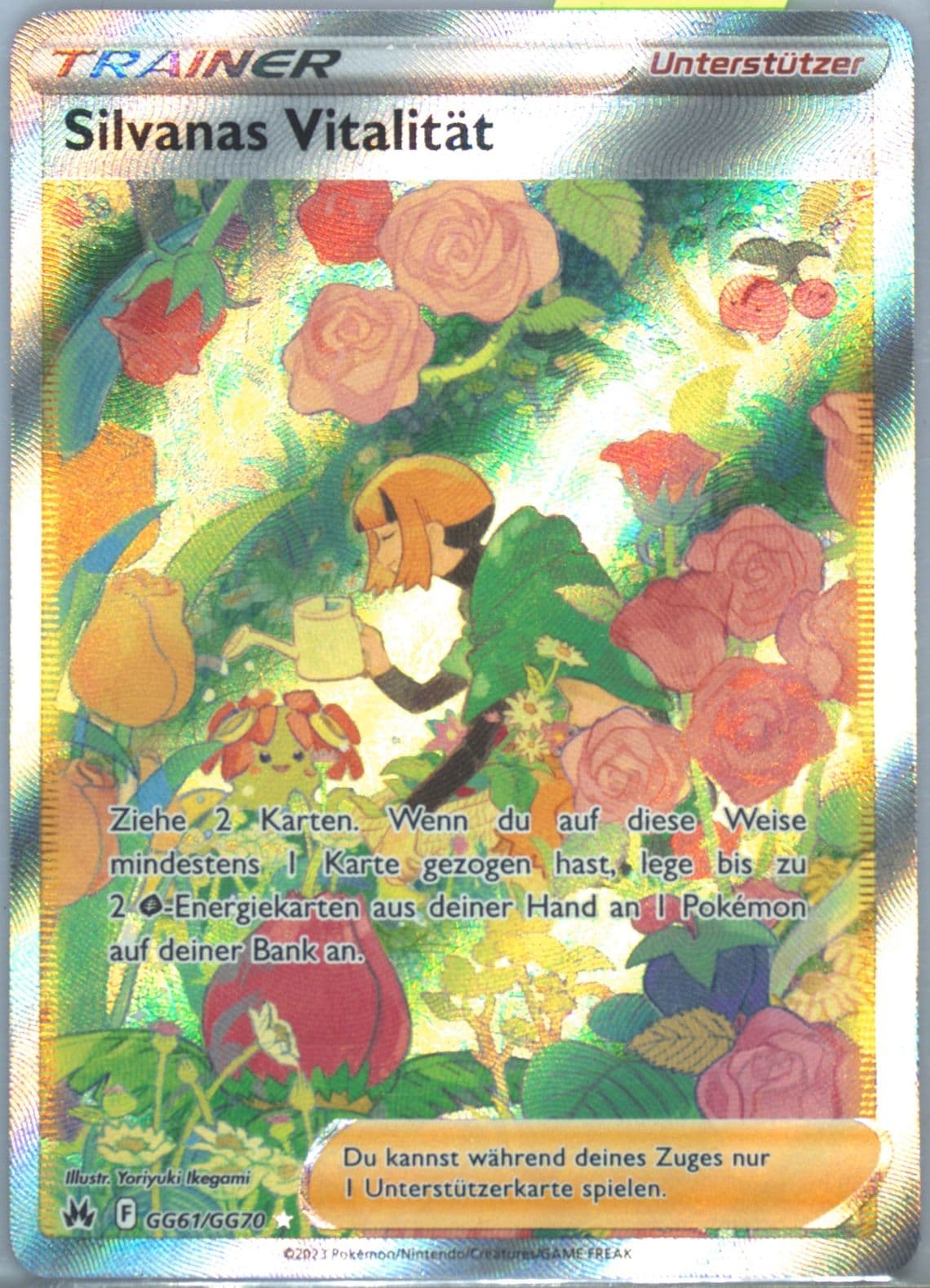 Full Art/Silvanas Vitalitat German (GG61) 2023 Pokemon Sword and Shield Crown Zenith