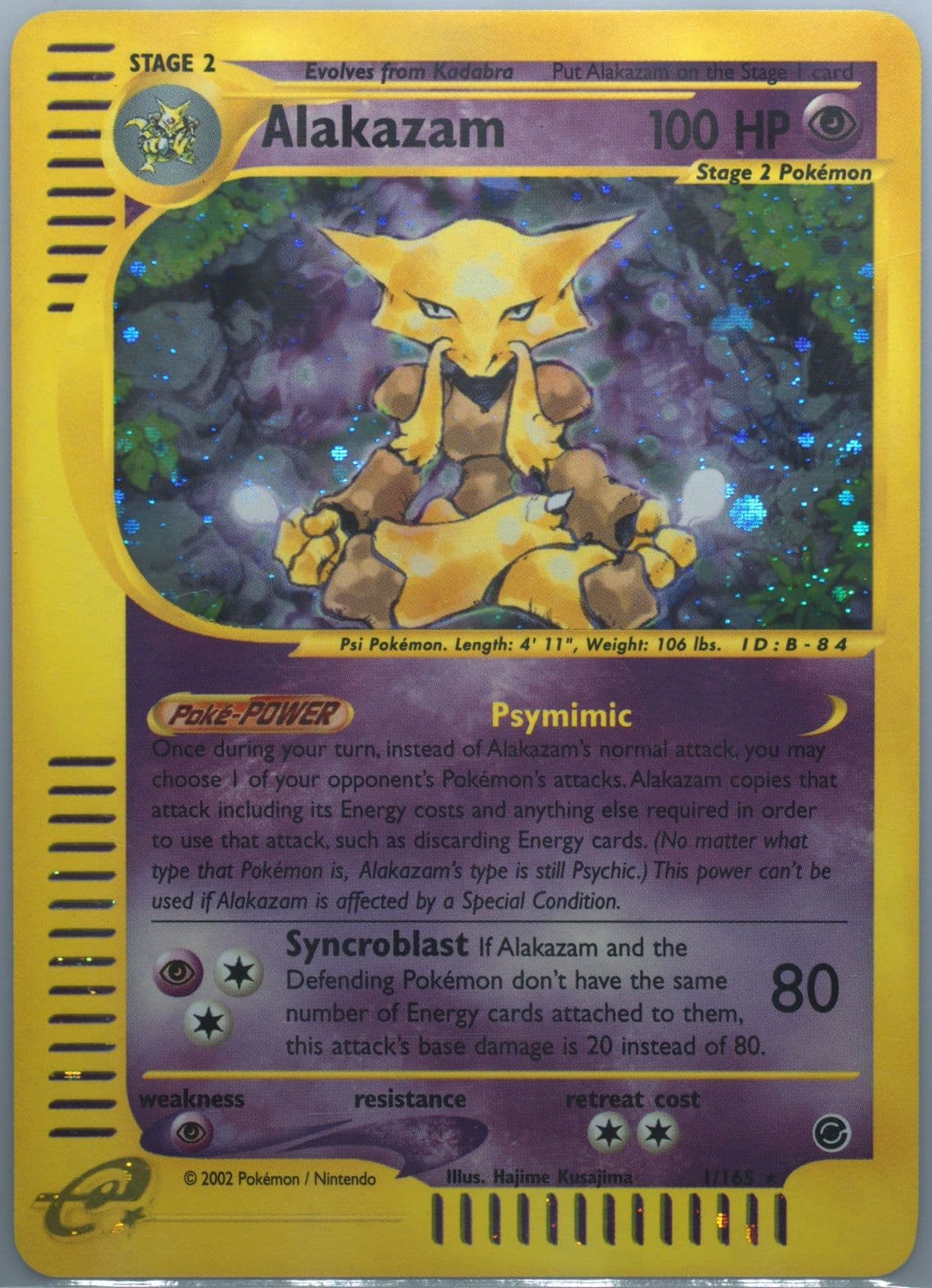 Alakazam-Holo (1) 2002 Pokemon Expedition