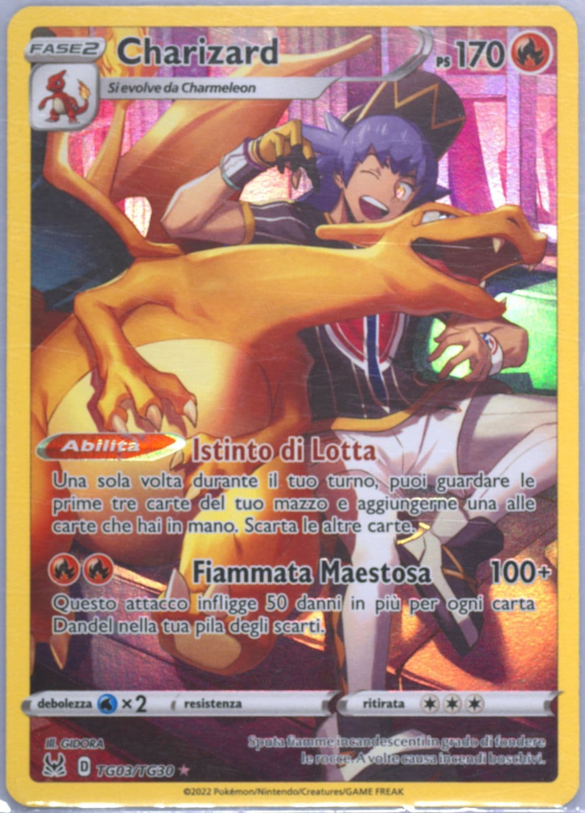 Full Art/Charizard Italian (TG03) 2022 Pokemon Sword & Shield Lost Origin