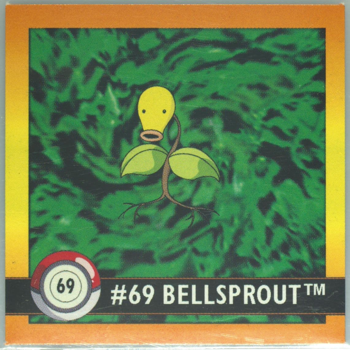 Bellsprout (69) 1999 Pokemon Stickers Series 1