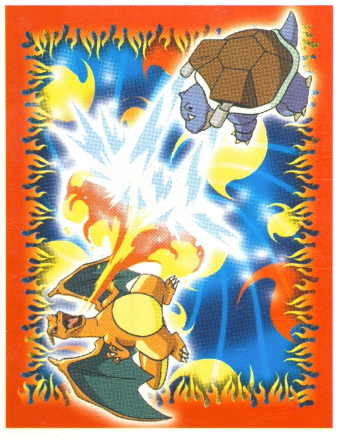 Charizard VS Blastoise (K) 2001 Merlin Pokemon 4