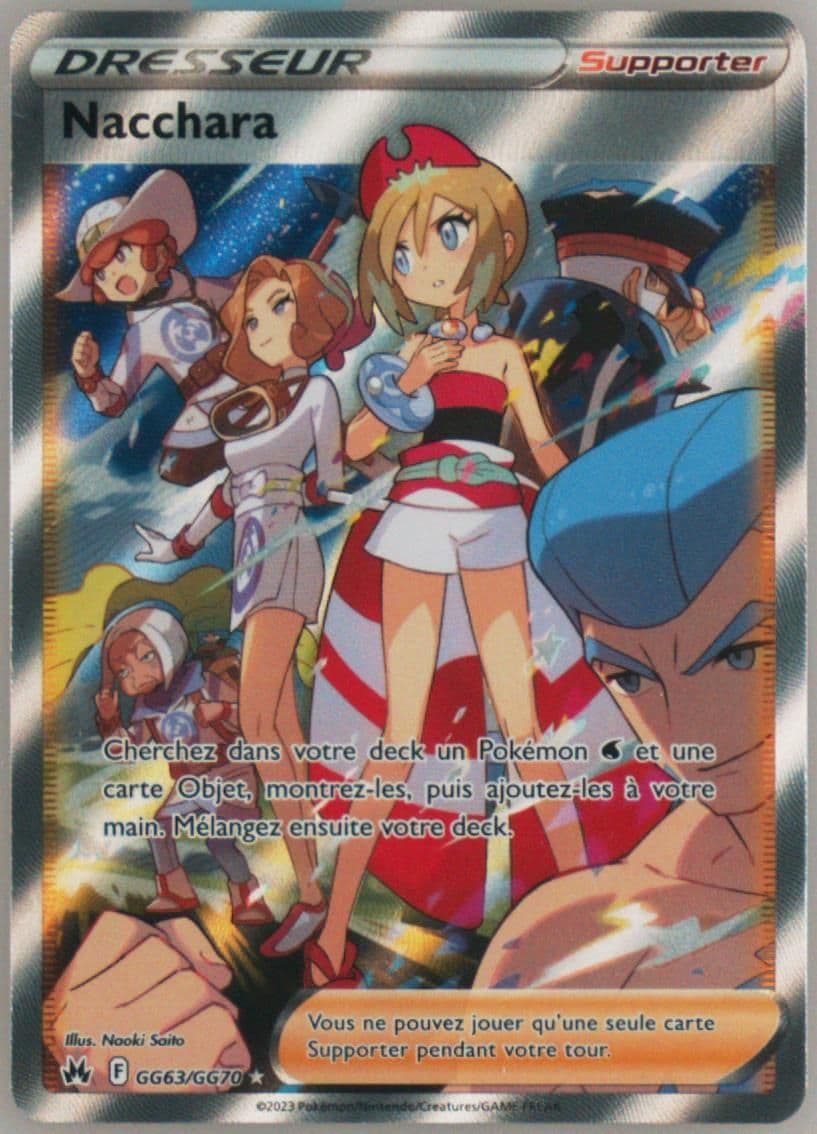 Full Art/Nacchara French (GG63) 2023 Pokemon Sword and Shield Crown Zenith
