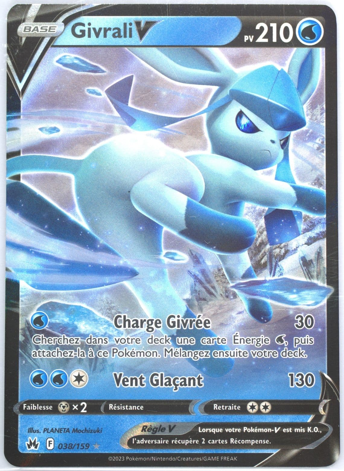 Givrali V French (038) 2023 Pokemon Sword and Shield Crown Zenith