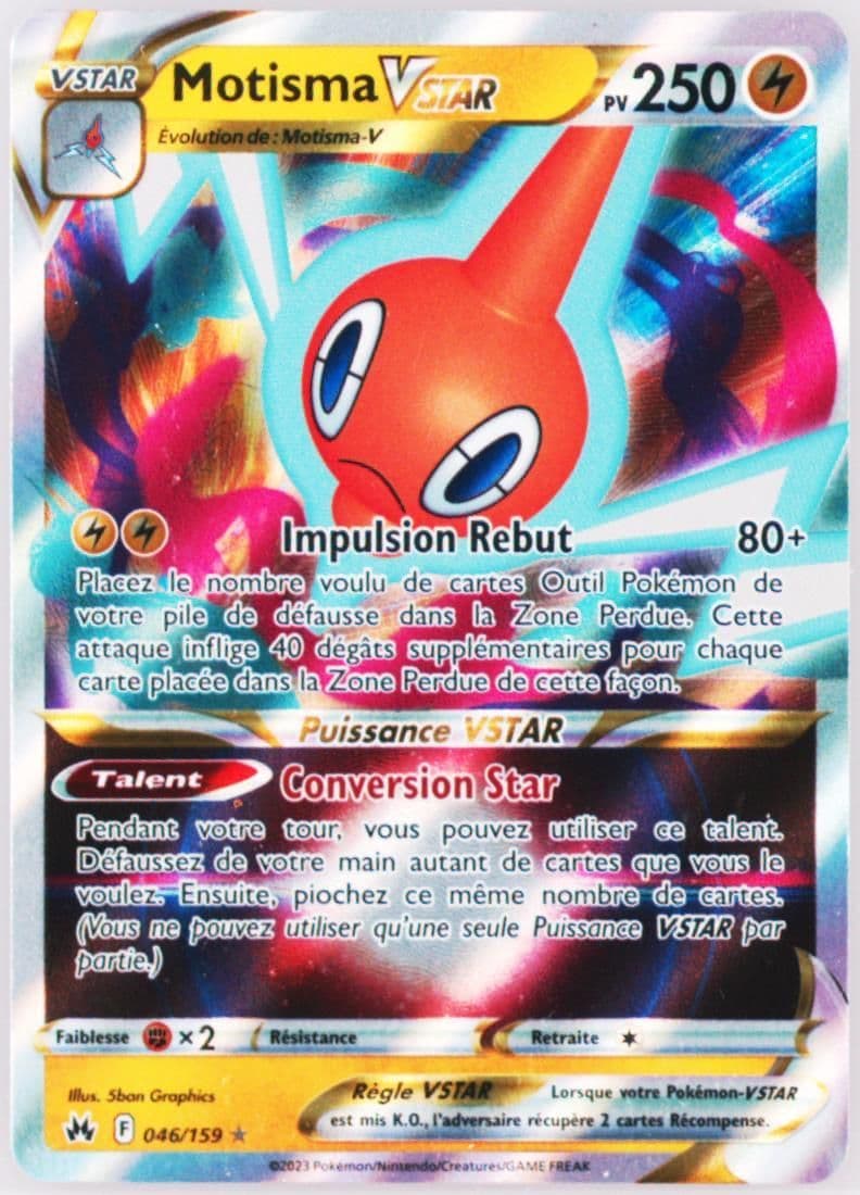 Motisma Vstar French (046) 2023 Pokemon Sword and Shield Crown Zenith
