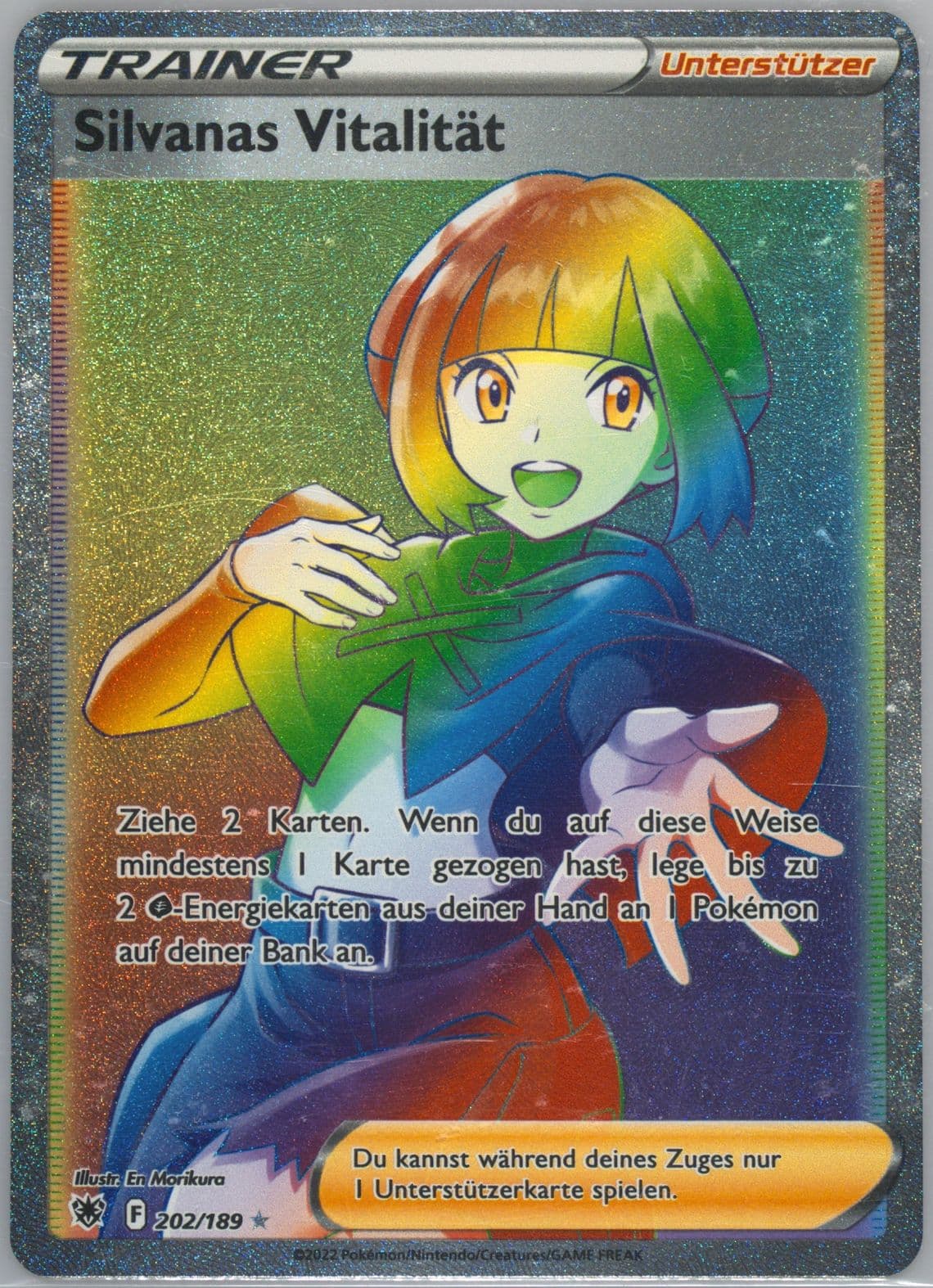 Full Art/Silvanas Vitalitat German-Secret (202) 2022 Pokemon Sword & Shield Astral Radiance