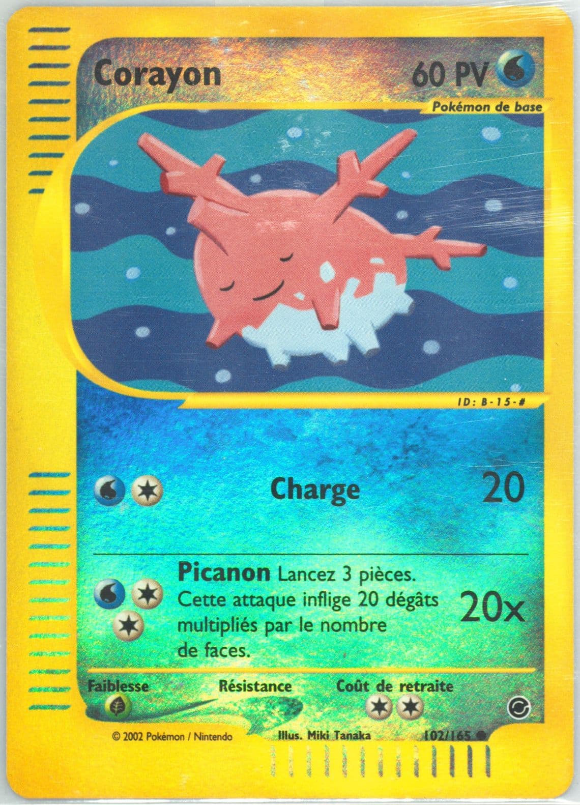 Corayon-Reverse Foil (102) 2003 Pokemon French Expedition