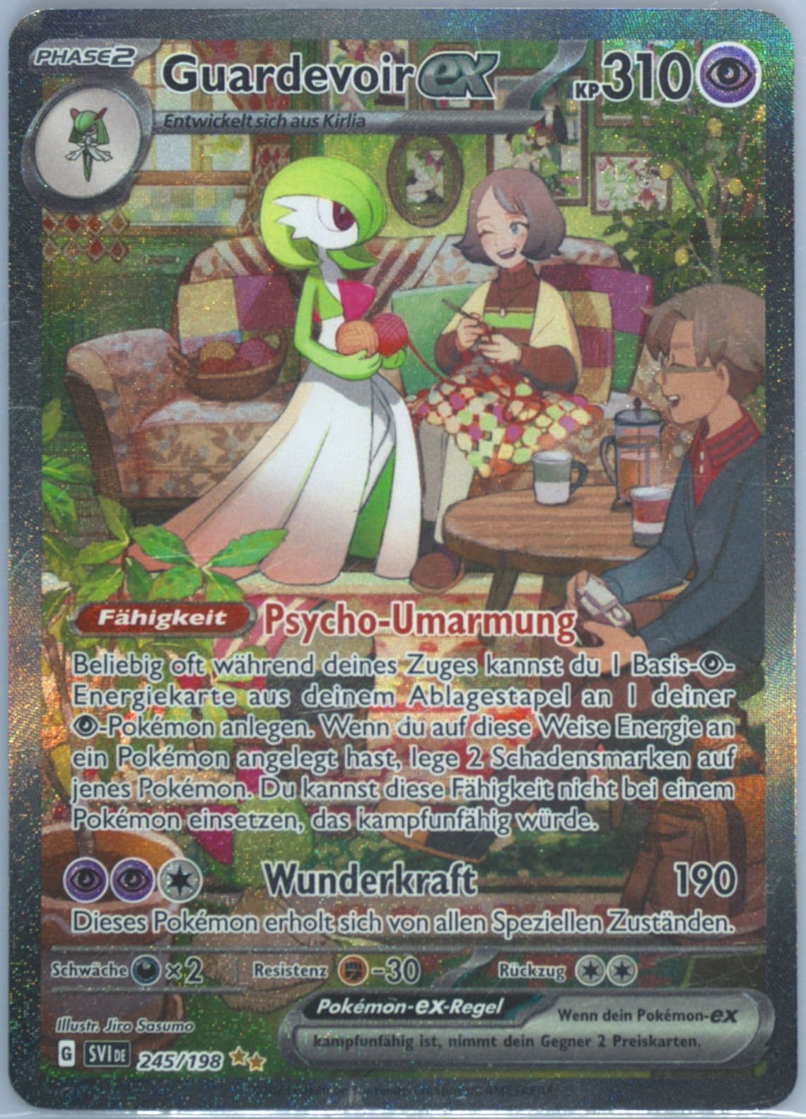 Gardevoir EX Special Illustration Rare (245) 2023 Pokemon German Svi de-Scarlet & Violet