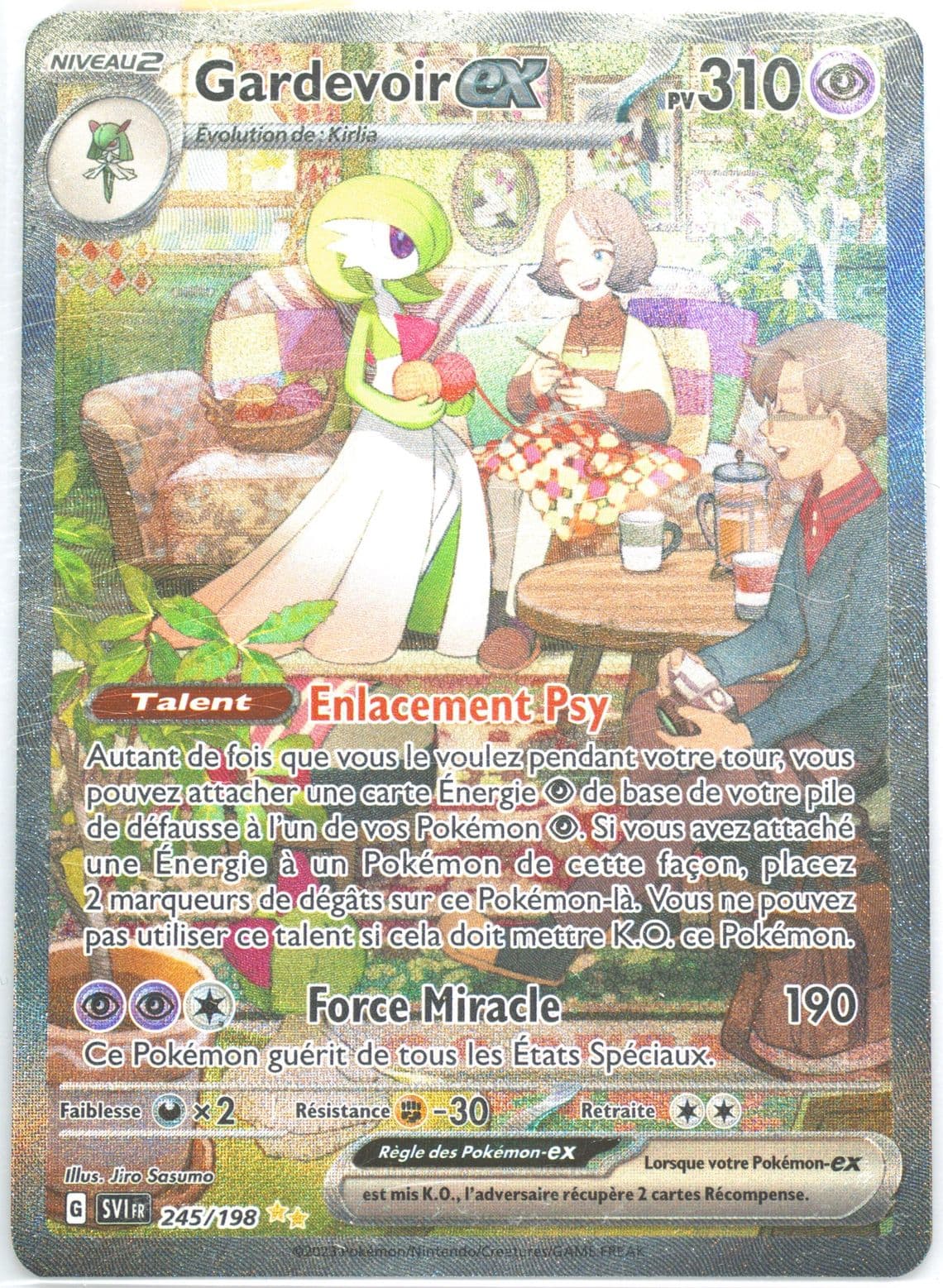 Gardevoir EX Special Illustration Rare (245) 2023 Pokemon French Svi FR-Scarlet & Violet