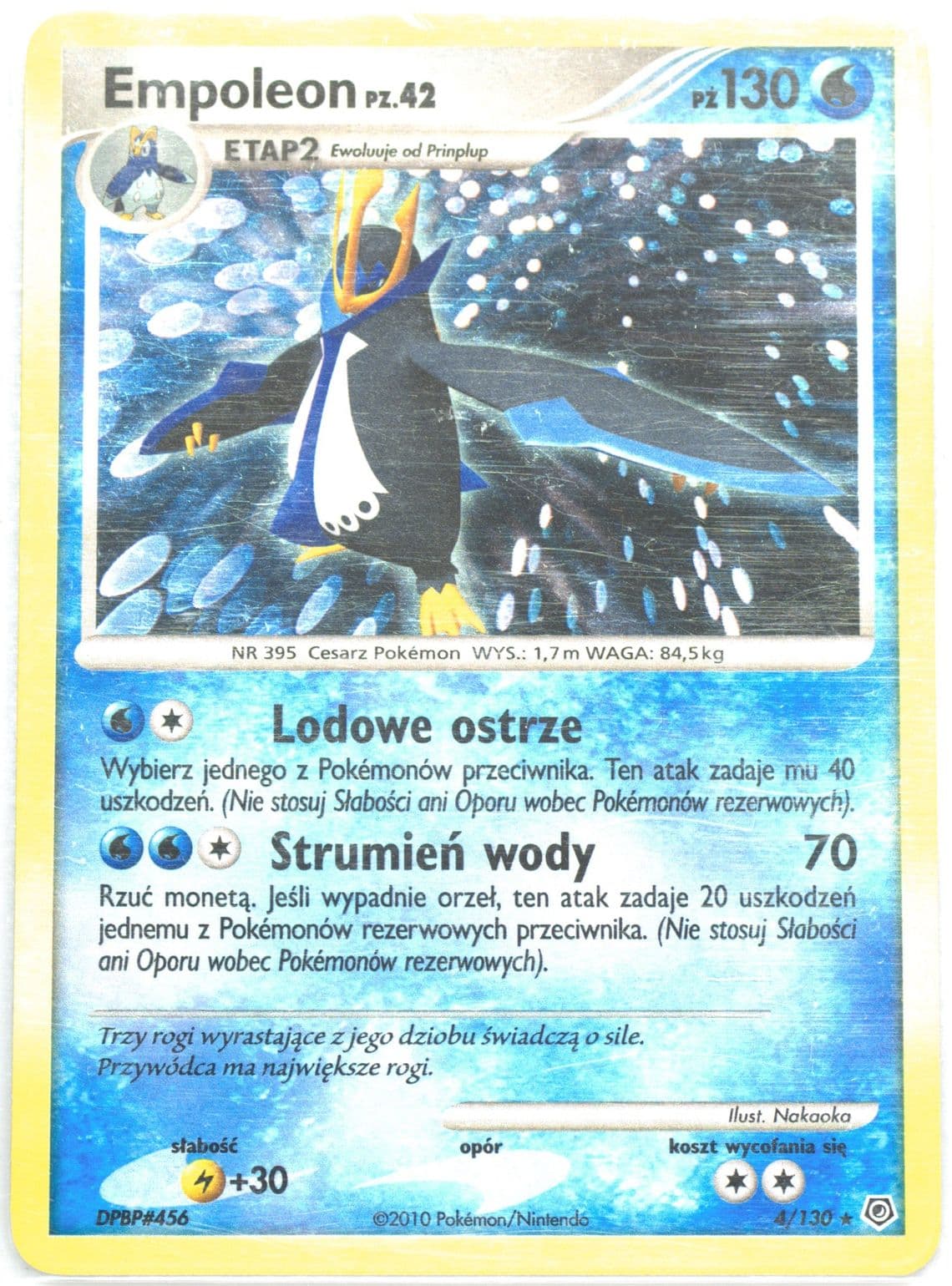 Empoleon-Holo (4) 2010 Pokemon Polish Diamond & Pearl