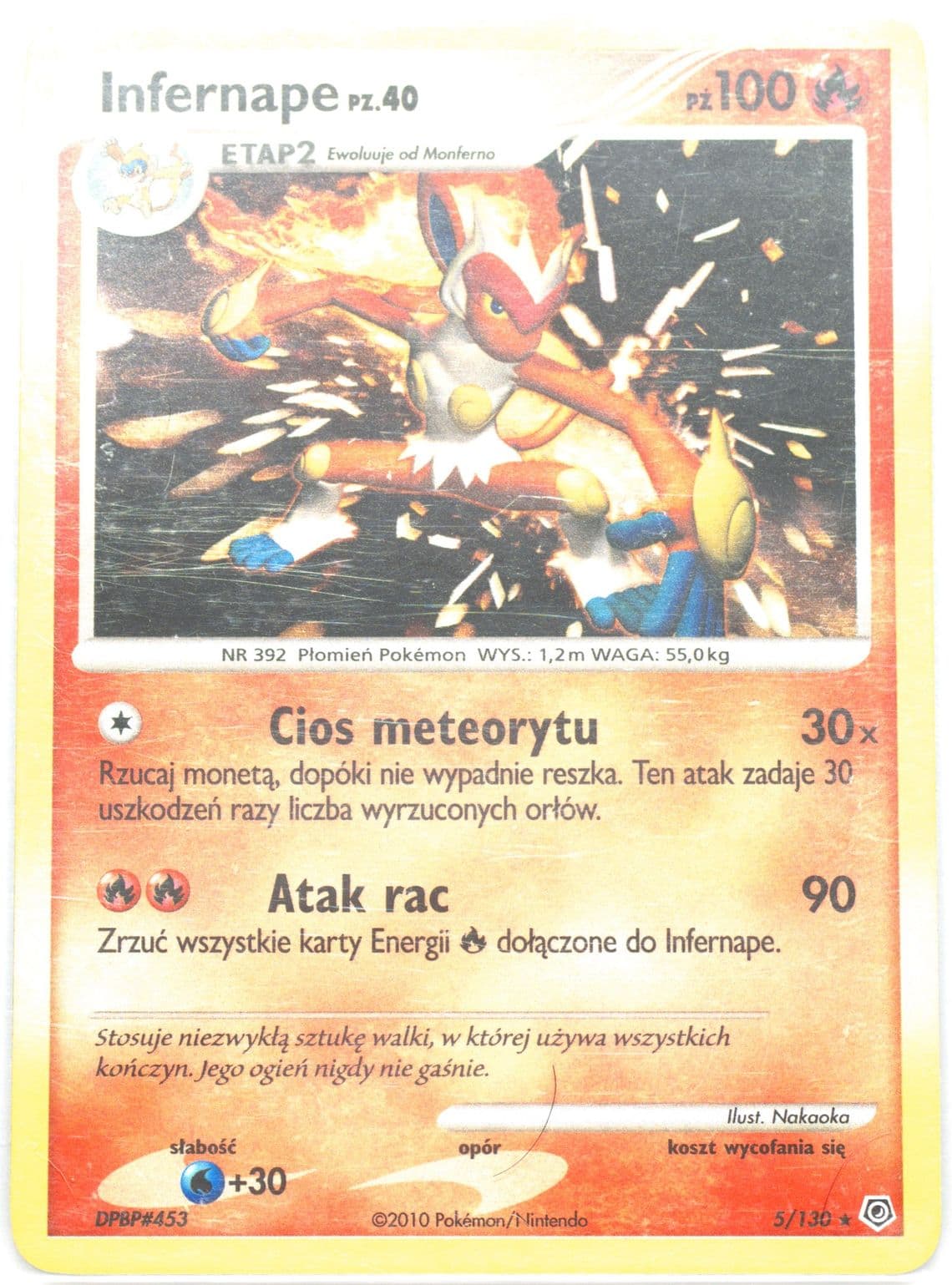 Infernape-Holo (5) 2010 Pokemon Polish Diamond & Pearl