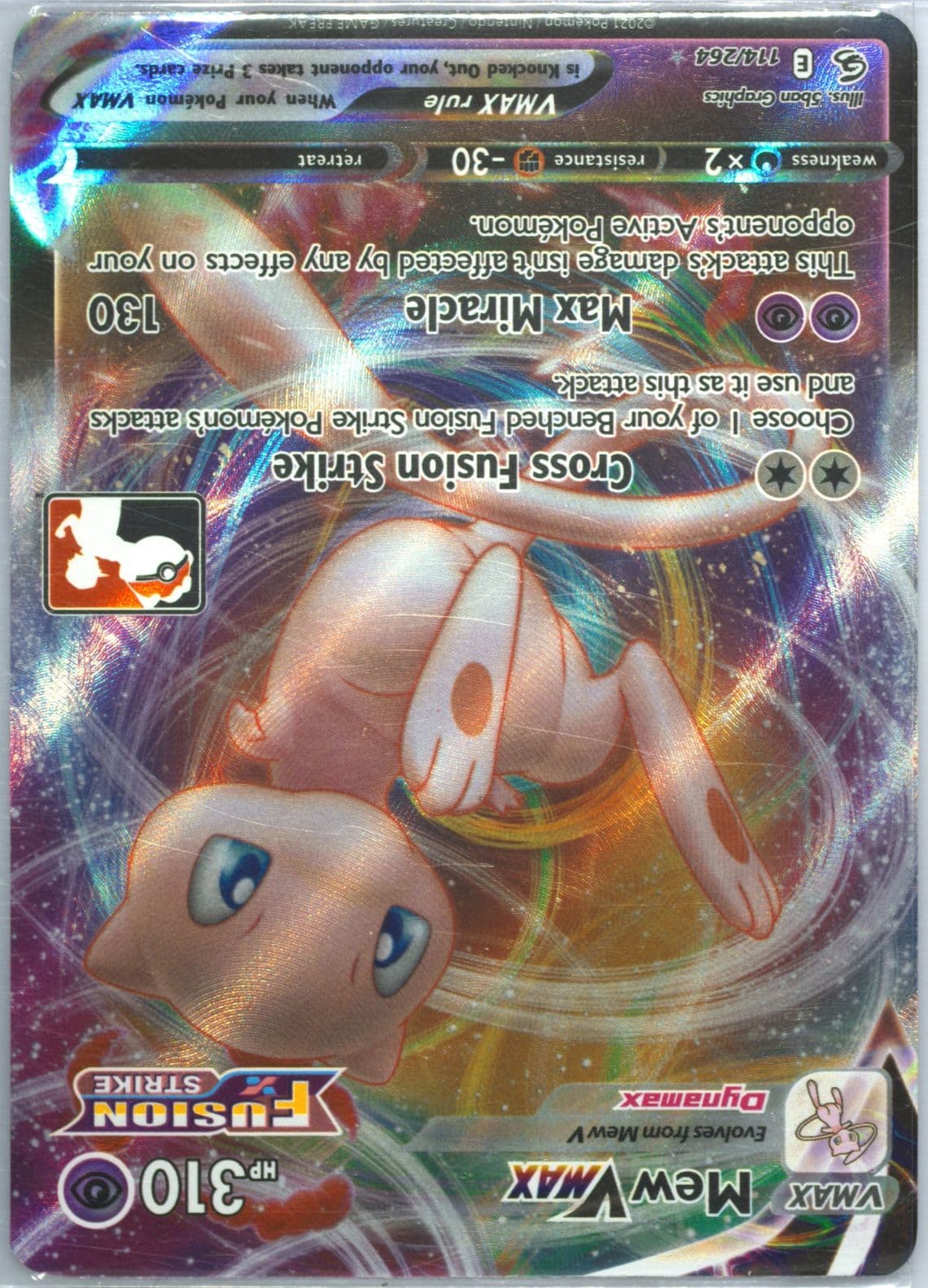 Full Art/Mew Vmax (114) 2023 Pokemon Play! Pokemon Prize Pack: Series 2