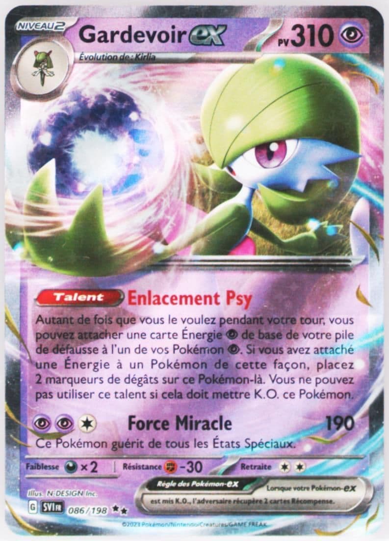 Gardevoir EX (086) 2023 Pokemon French Svi FR-Scarlet & Violet