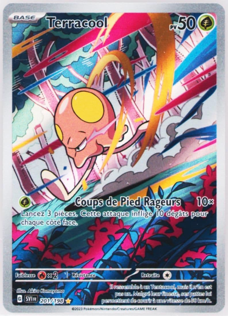 Toedscool Illustration Rare (201) 2023 Pokemon French Svi FR-Scarlet & Violet