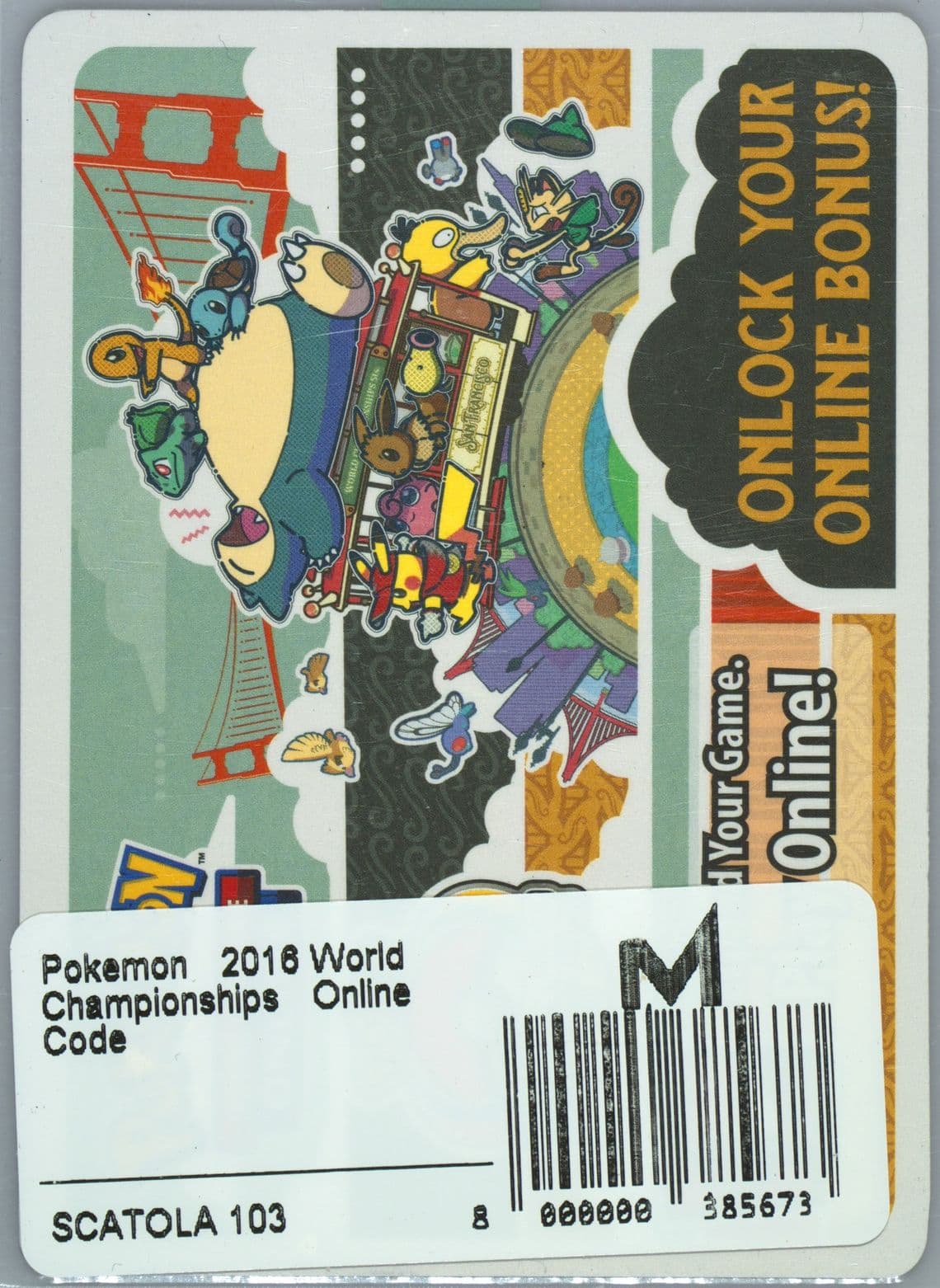 2016 World Championships Welcome Kit 2016 Pokemon TCG Online Insert Code Cards