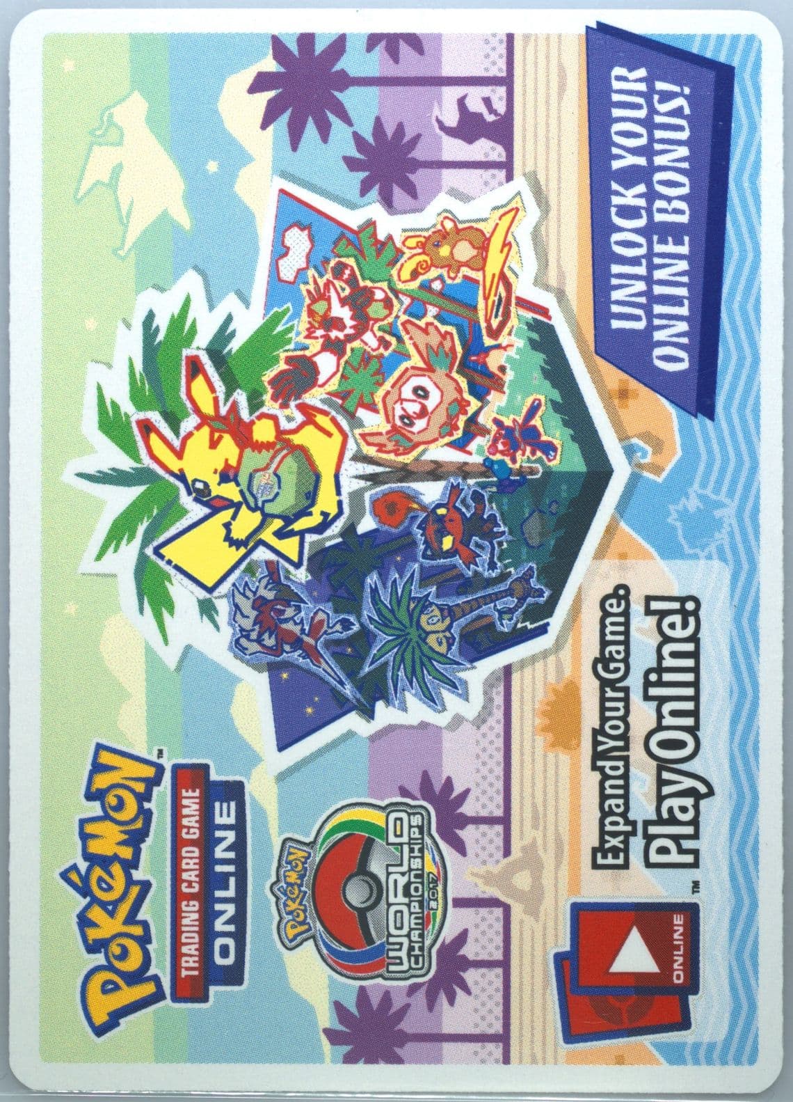 2017 World Championships Welcome Kit 2017 Pokemon TCG Online Insert Code Cards
