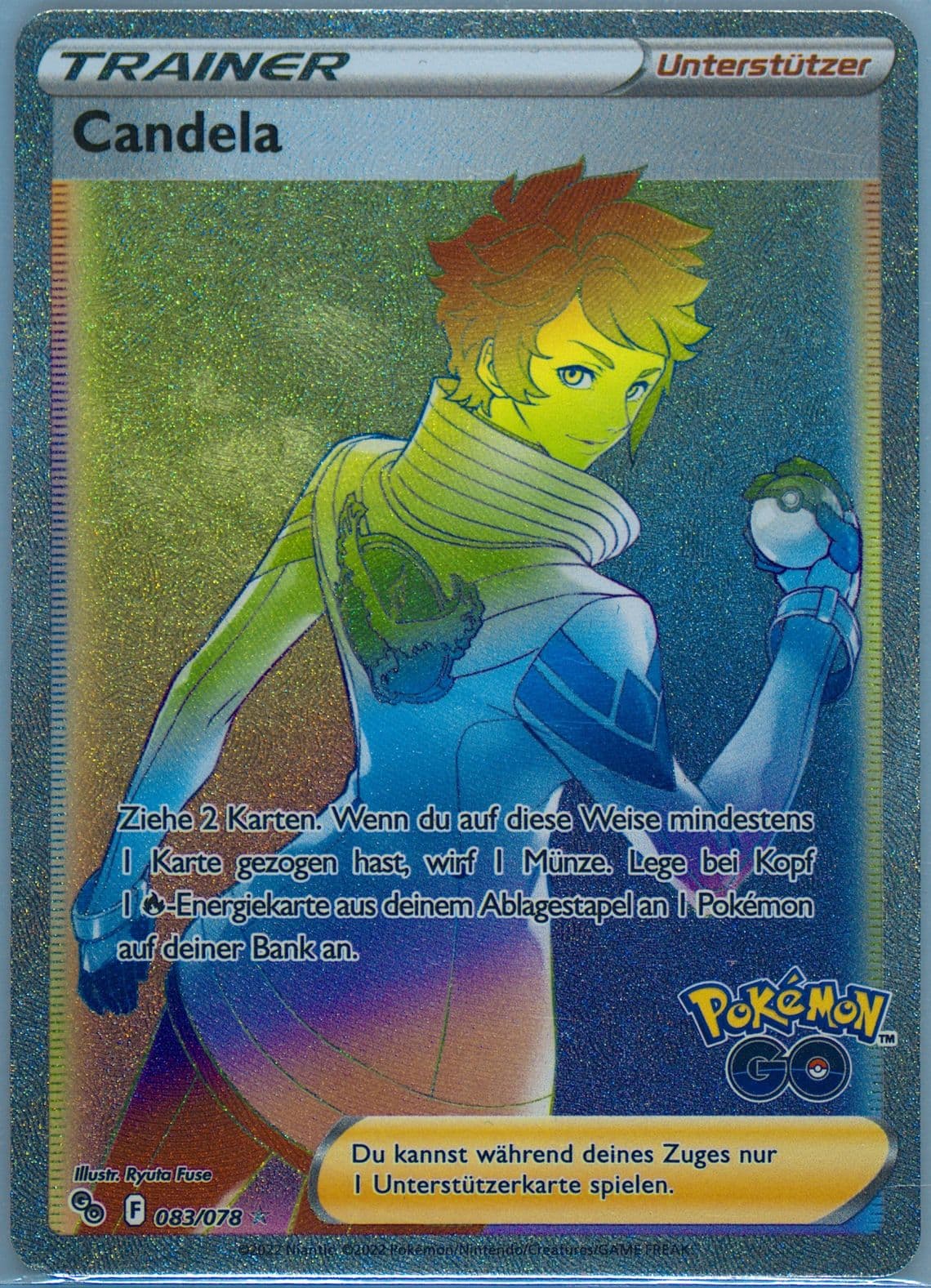 Full Art/Candela German-Secret (083) 2022 Pokemon Go