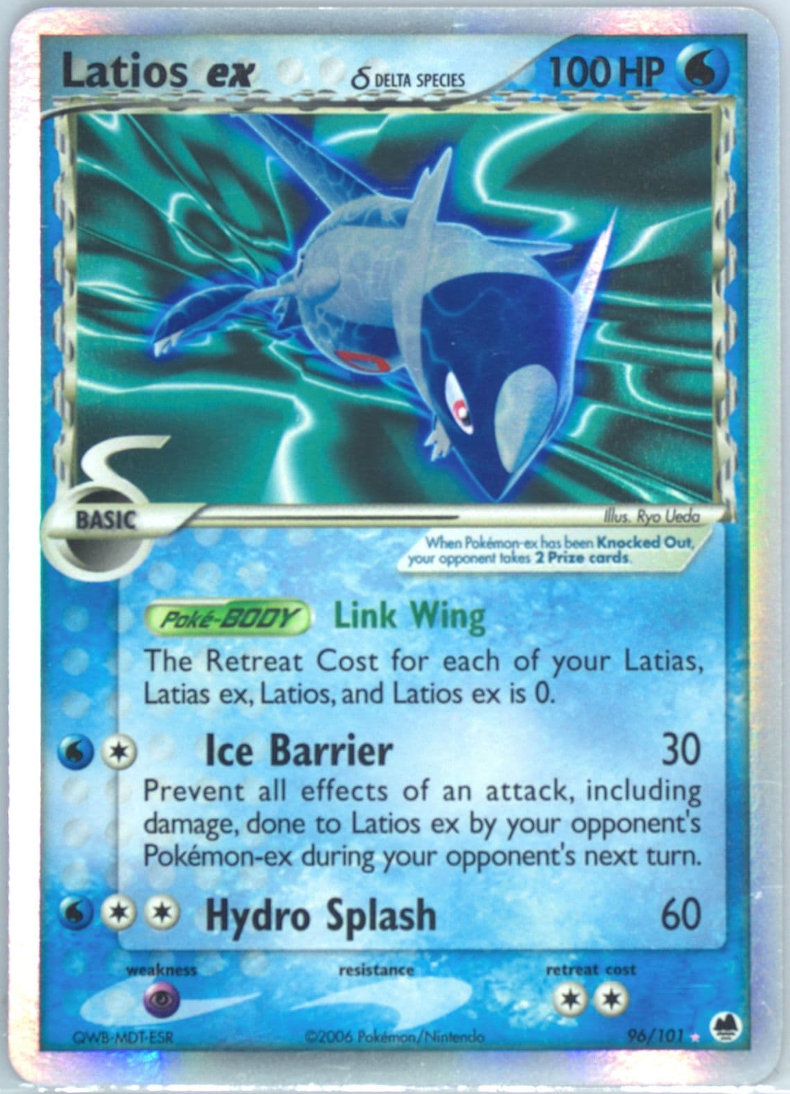 Latios EX-Holo (96) 2006 Pokemon EX Dragon Frontiers