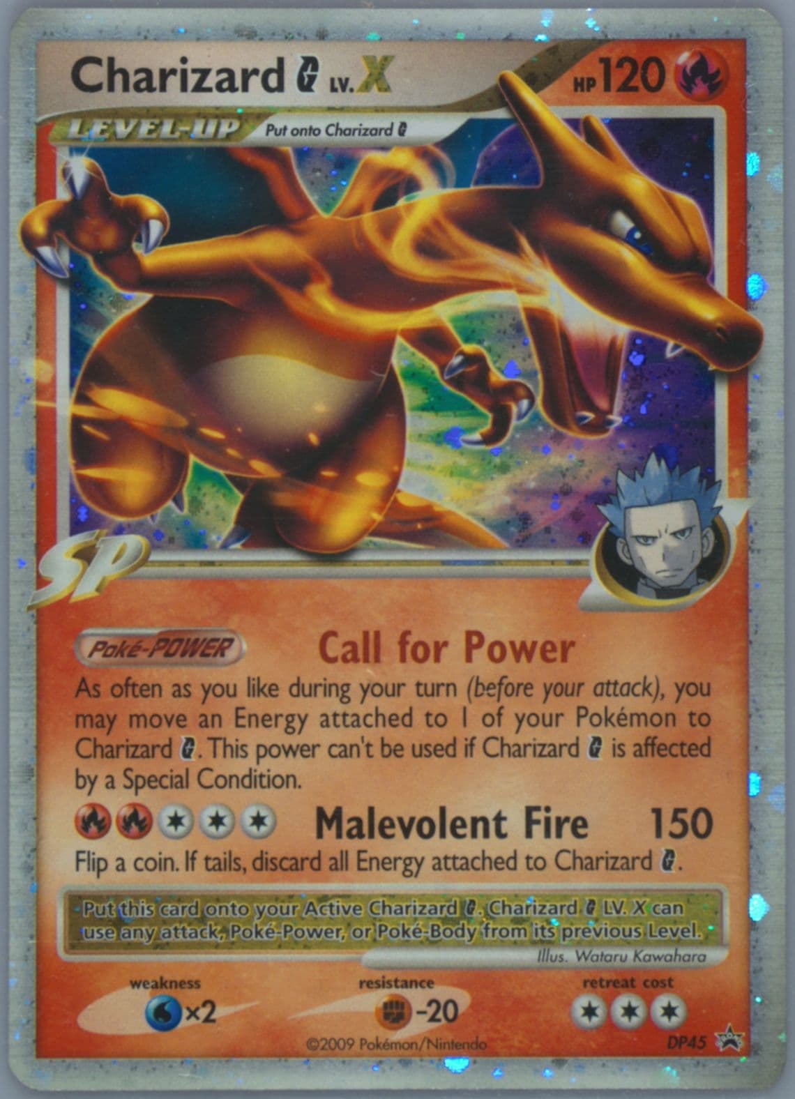 Charizard G LV.X Holo (DP45) 2009 Pokemon Diamond & Pearl Black Star Promo