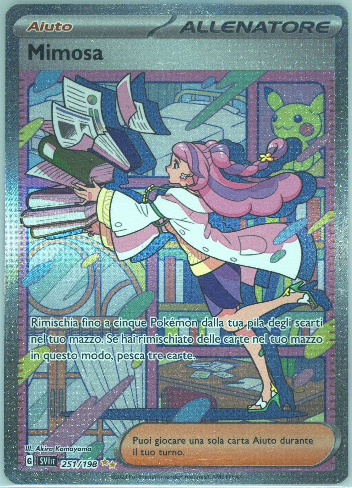 Miriam Special Illustration Rare (251) 2023 Pokemon Italian Svi It-Scarlet & Violet