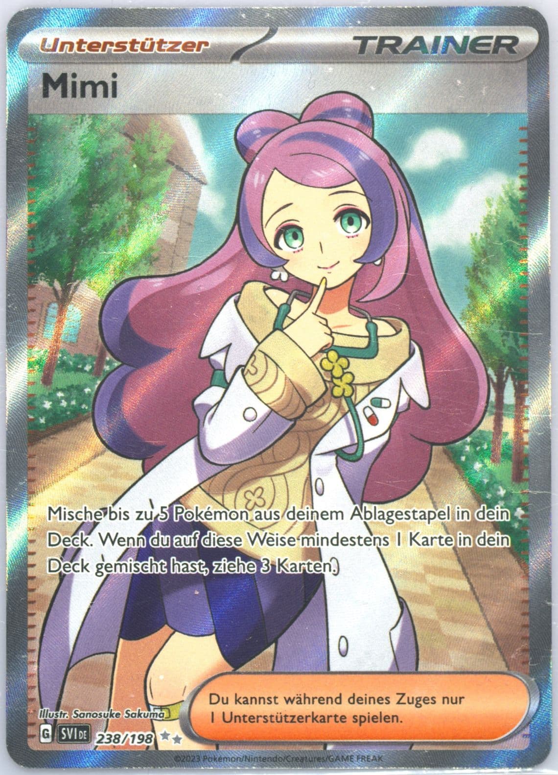 Miriam Ultra Rare (238) 2023 Pokemon German Svi de-Scarlet & Violet