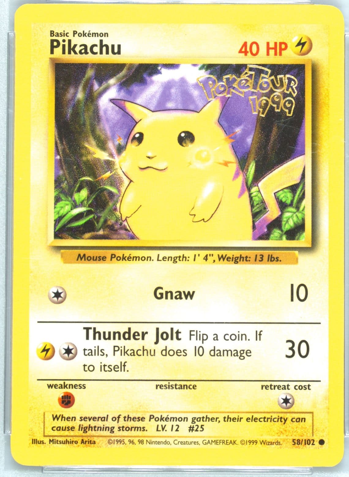 Pikachu Australia Poketour (58) 1999 Pokemon Game Promo