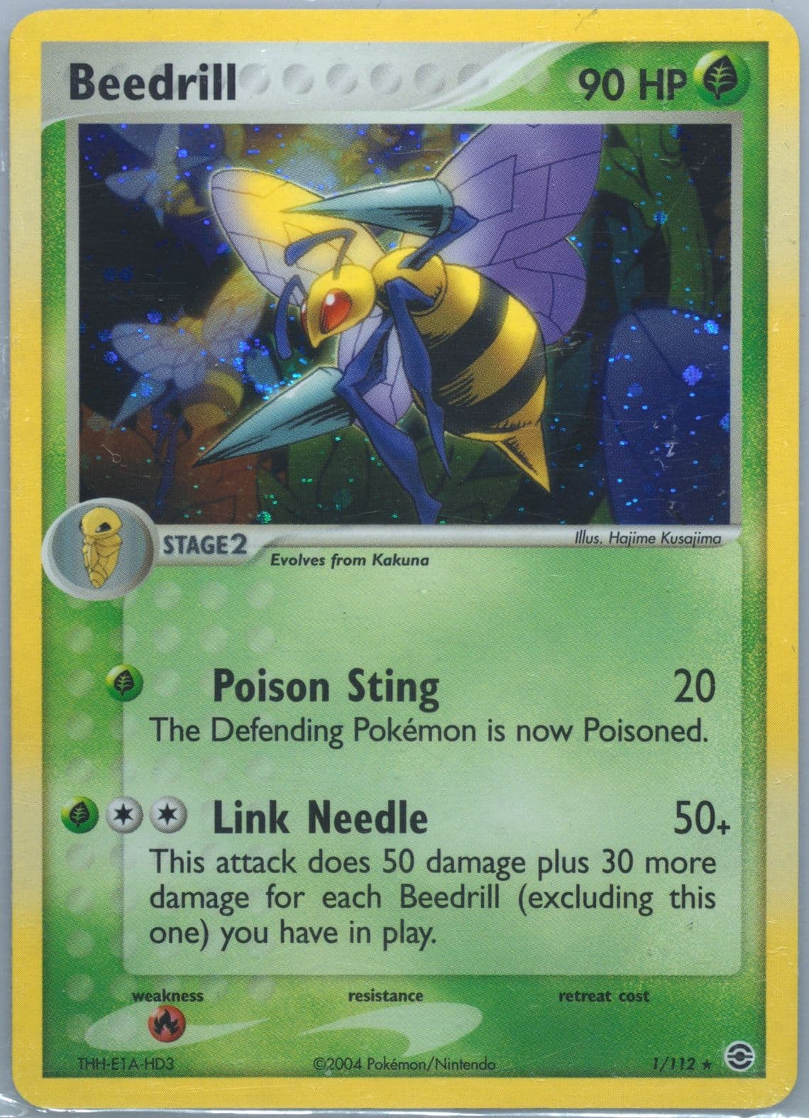 Beedrill-Holo (1) 2004 Pokemon EX Fire Red & Leaf Green