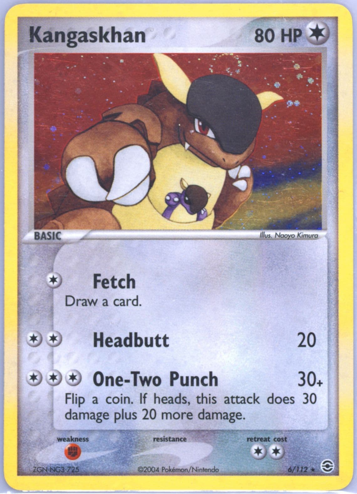 Kangaskhan-Holo (6) 2004 Pokemon EX Fire Red & Leaf Green