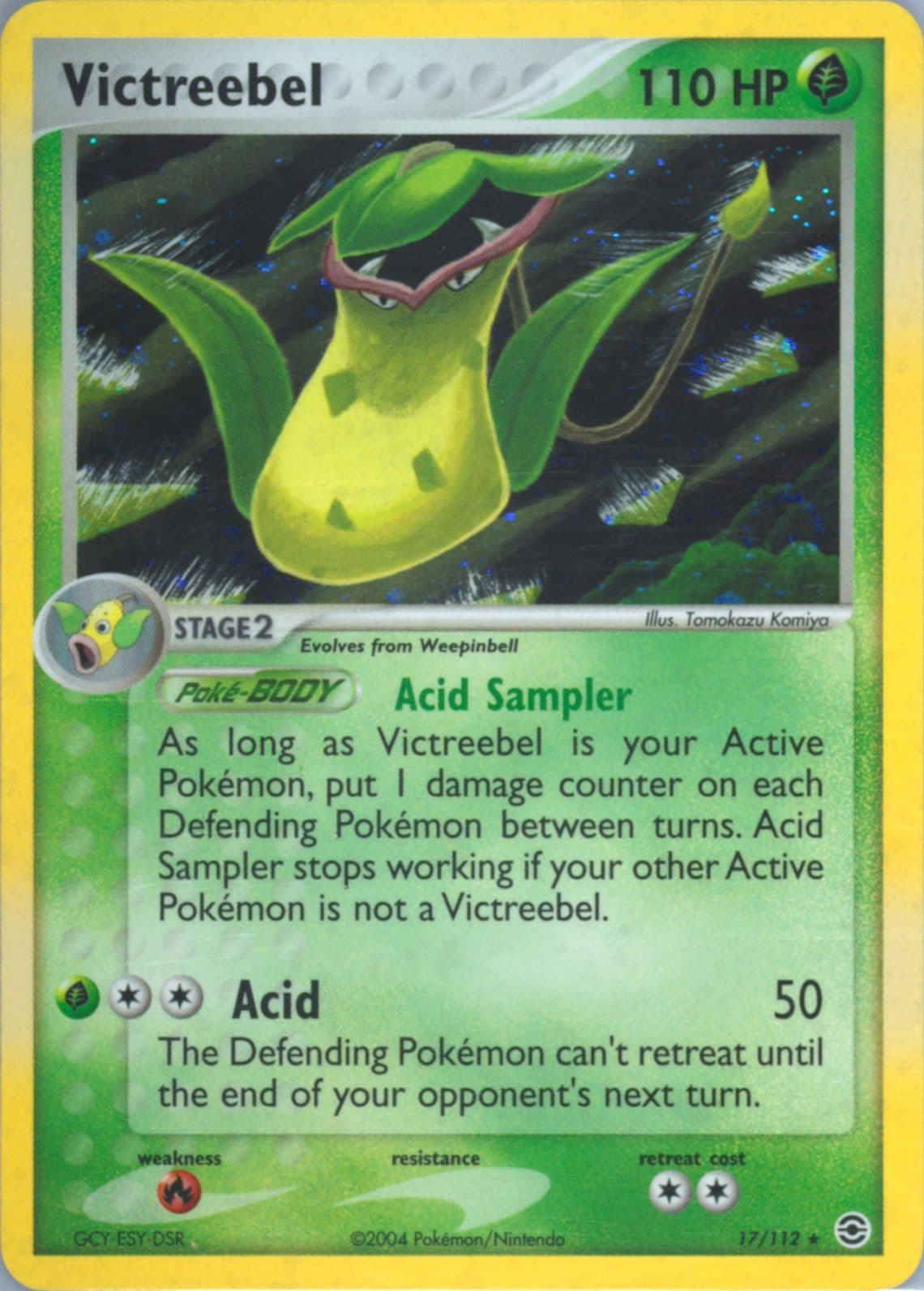 Victreebel-Holo (17) 2004 Pokemon EX Fire Red & Leaf Green